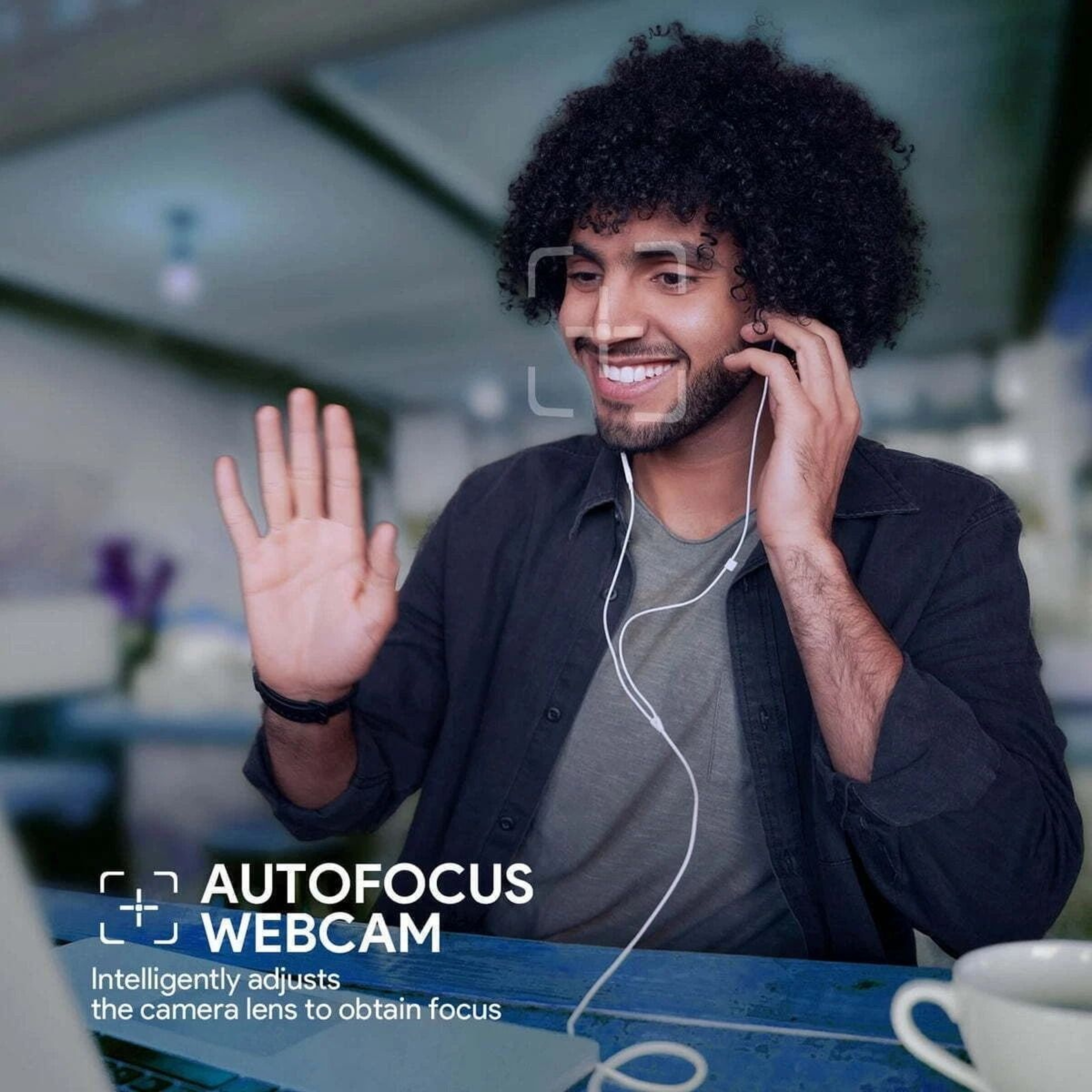 Autofocus Webcam With Microphone For Laptop PC 1