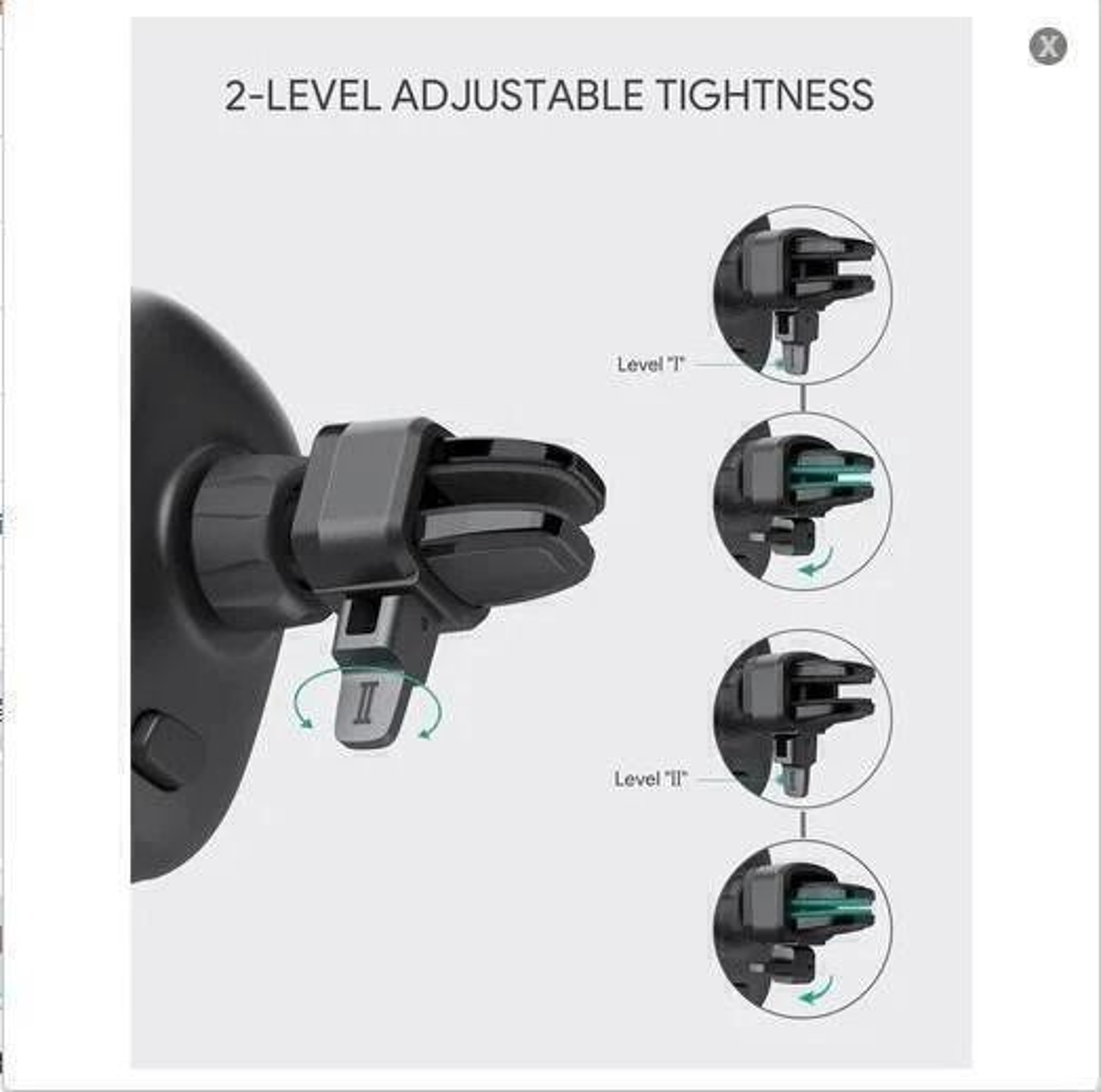 360 Universal Air Vent Car Phone Holder For Hands Free GPS Viewing 4