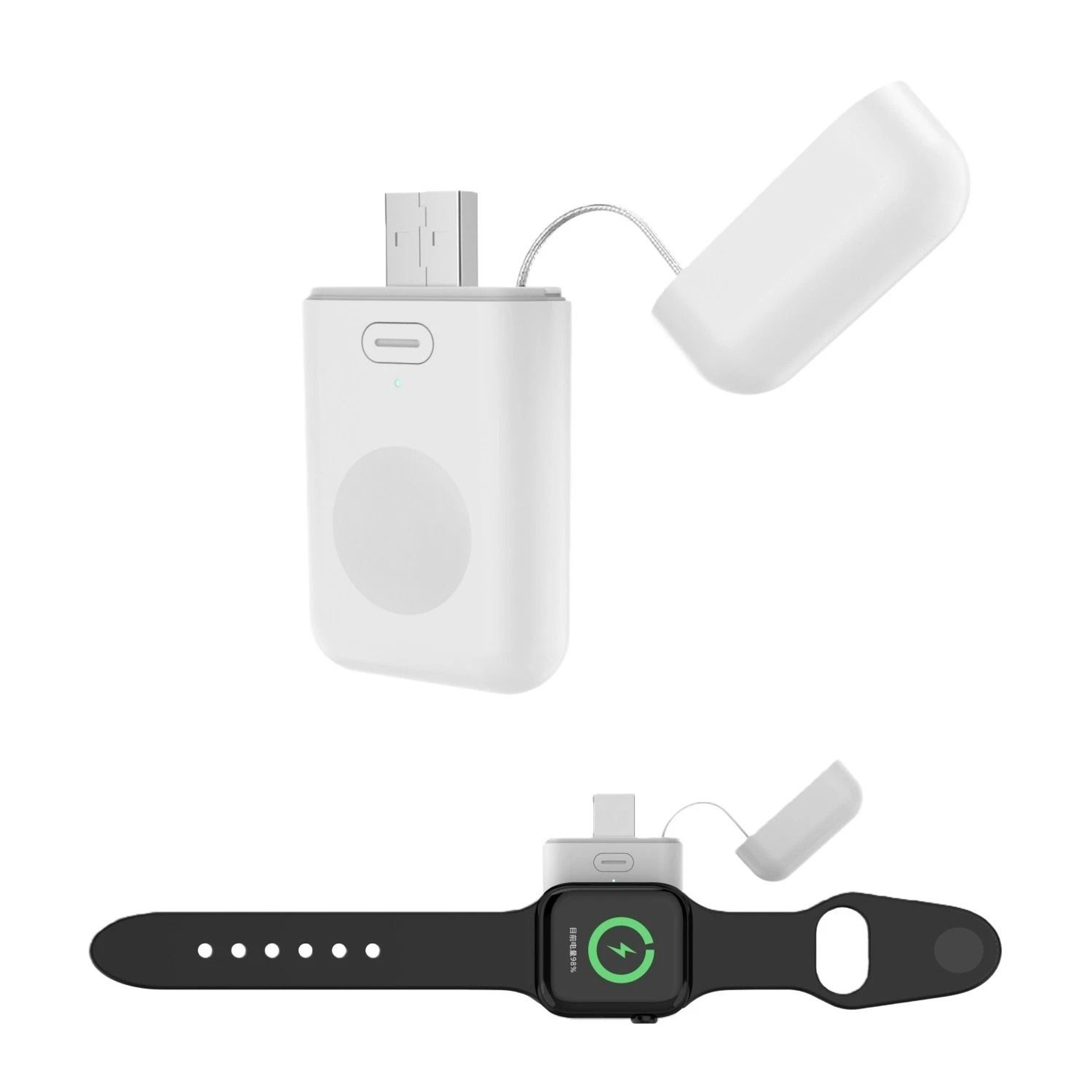 Portable Apple Watch Magnetic Charger Wireless Travel Power Bank 7