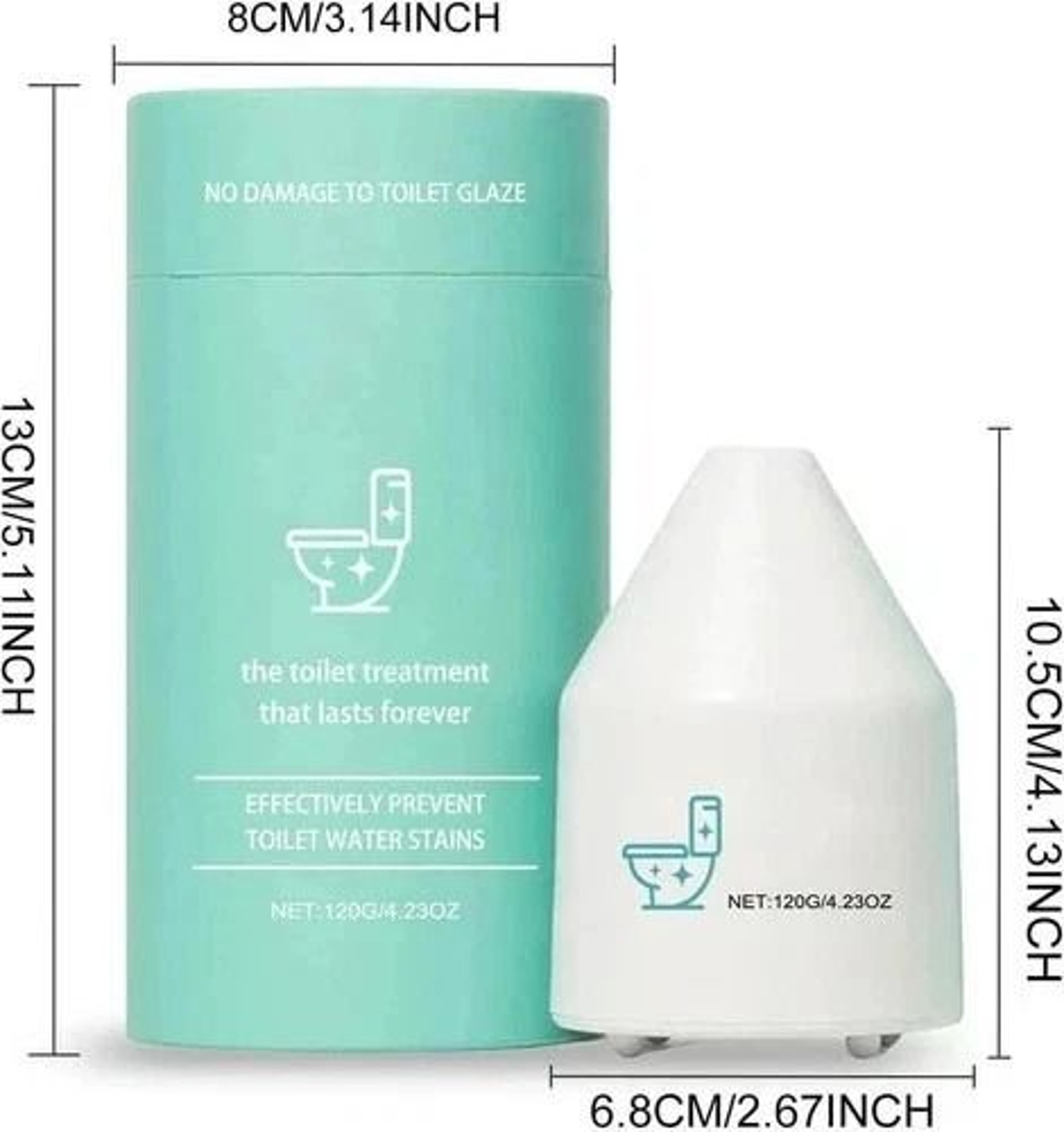 Long Lasting Lemon Toilet Bowl Cleaner Fresh Scent 3