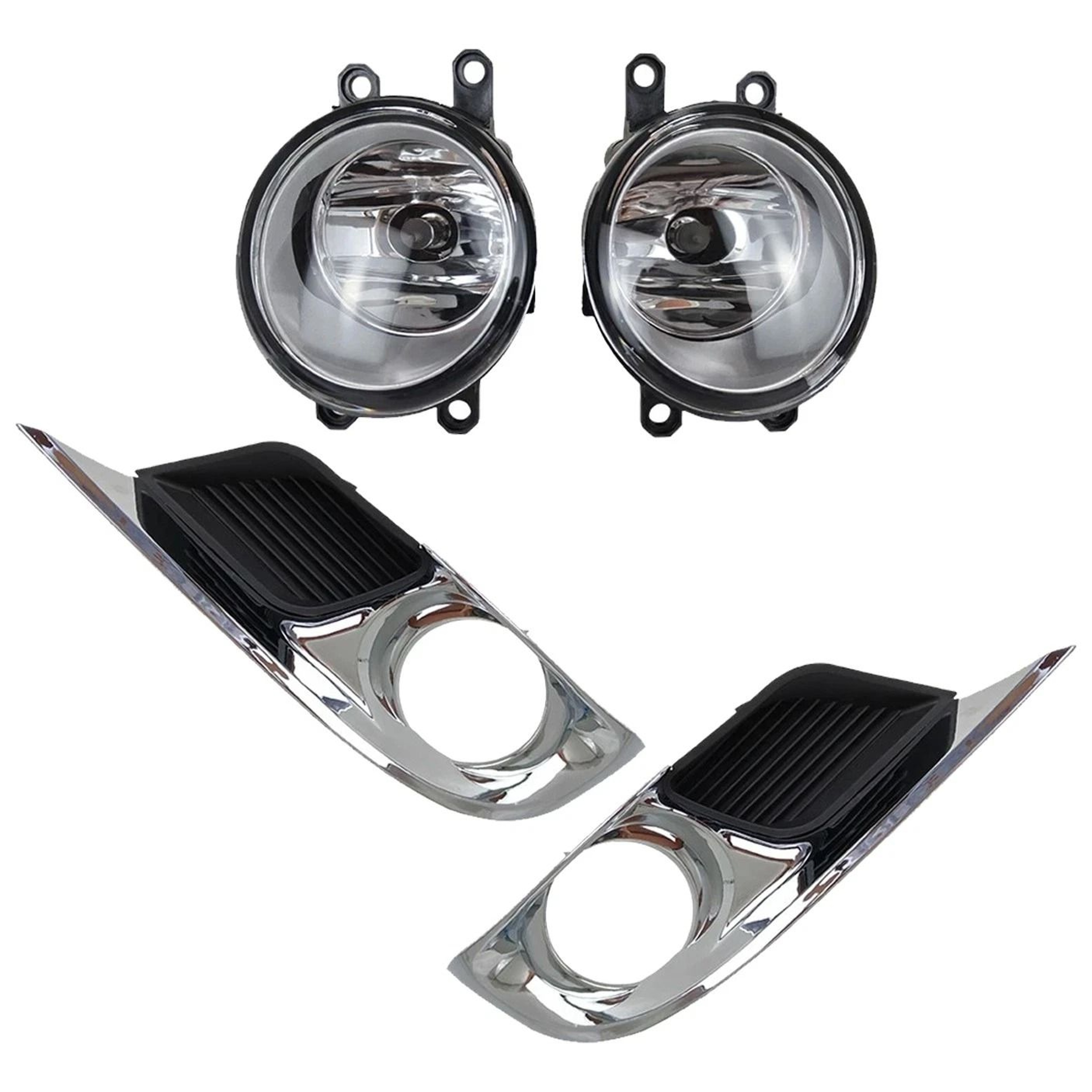 Toyota Avalon Fog Light Lamp And Cover Grille Set Front Pair 2