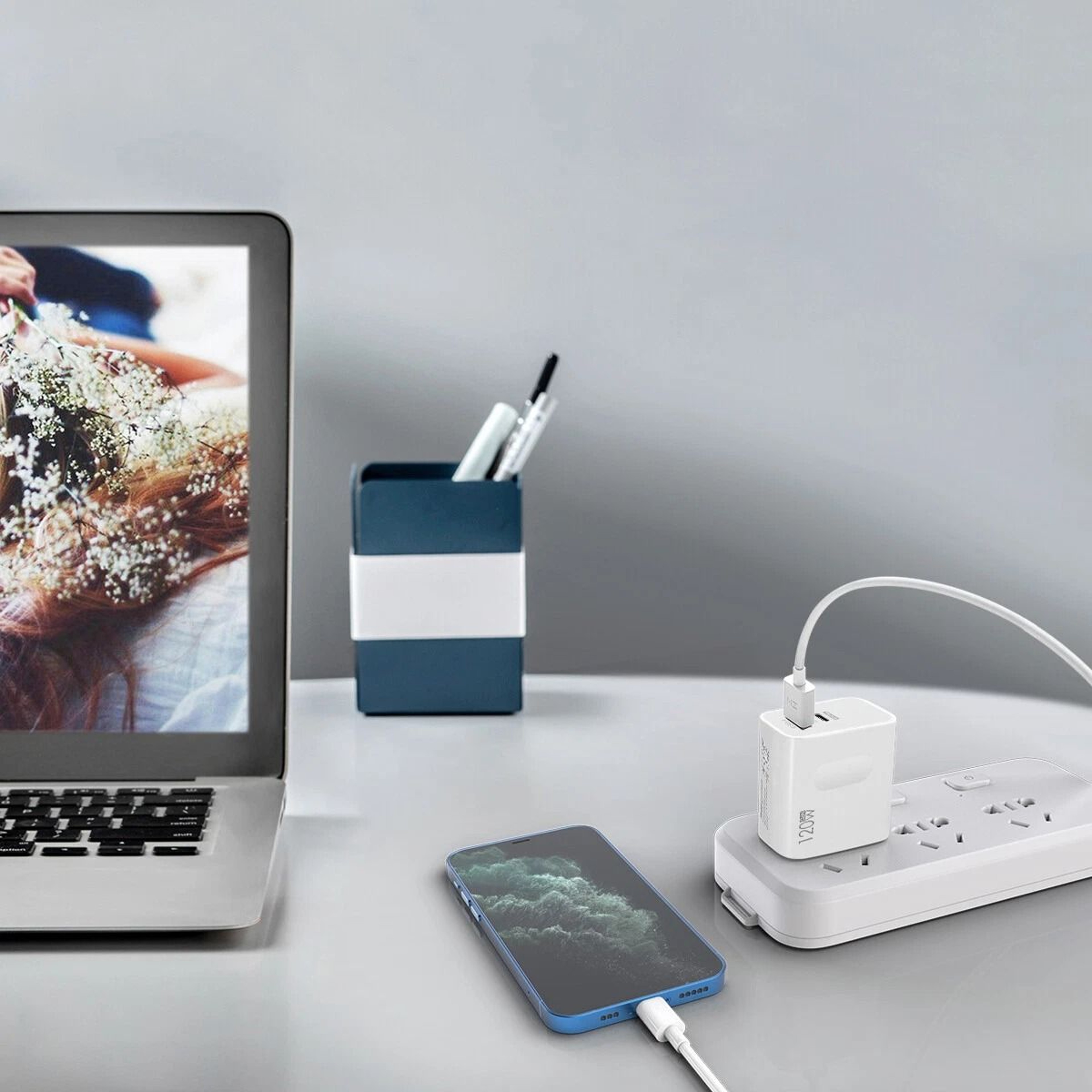 Fast Charger Adapter PD USB C Wall Charger For IPhone  Samsung 0