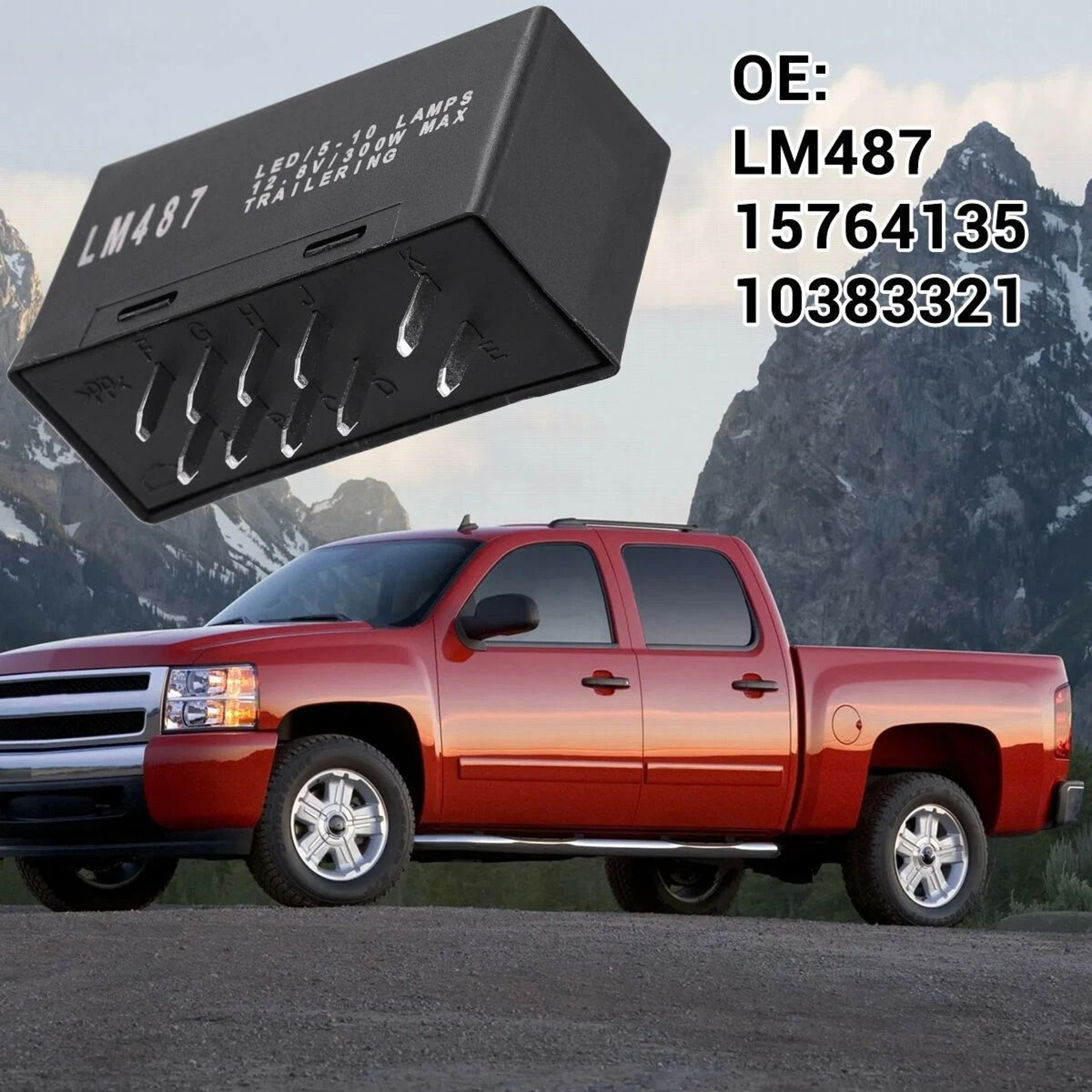 LED Turn Signal Flasher Relay For Chevy Suburban Avalanche Tahoe 6