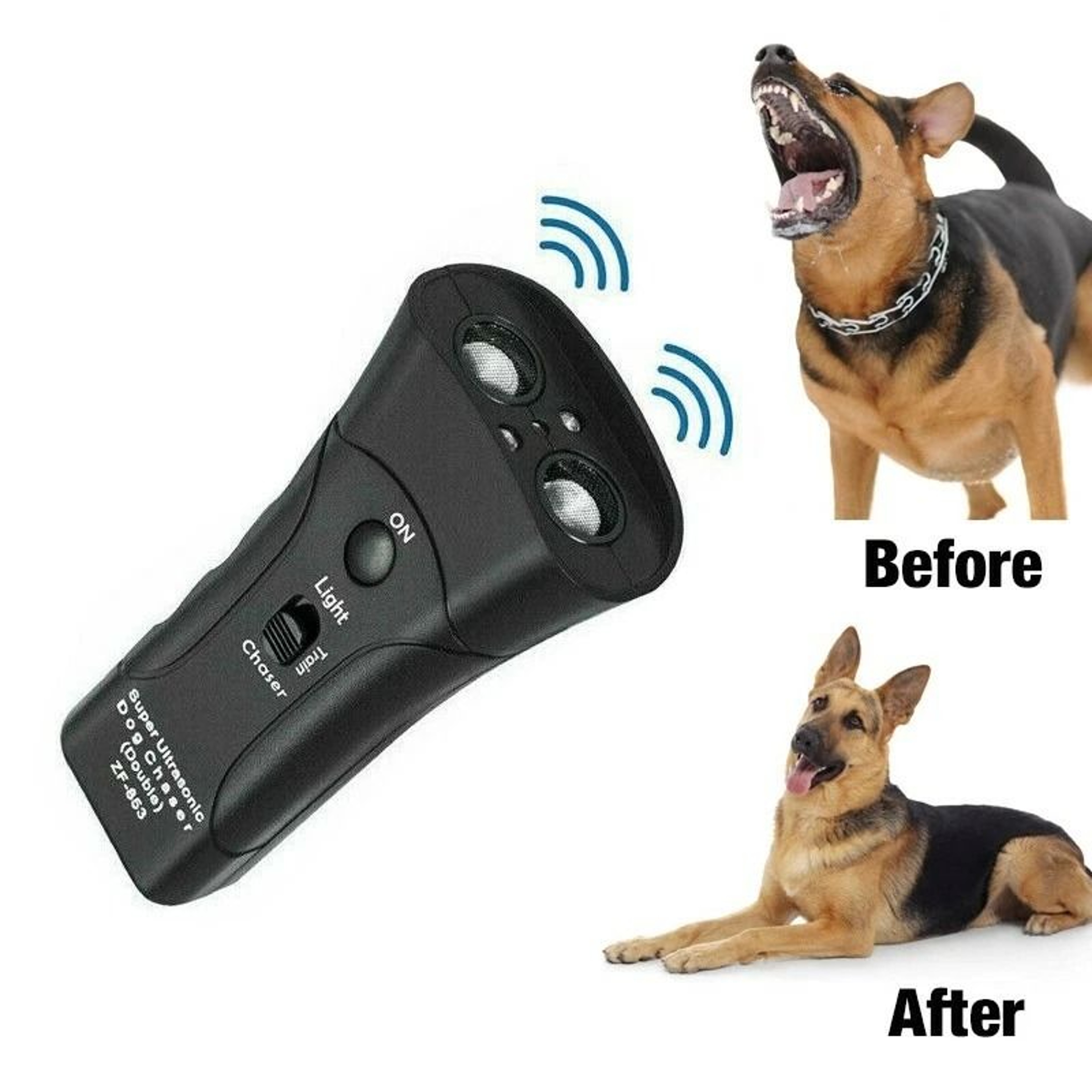 Ultrasonic Dog Bark Deterrent LED Training Device 2