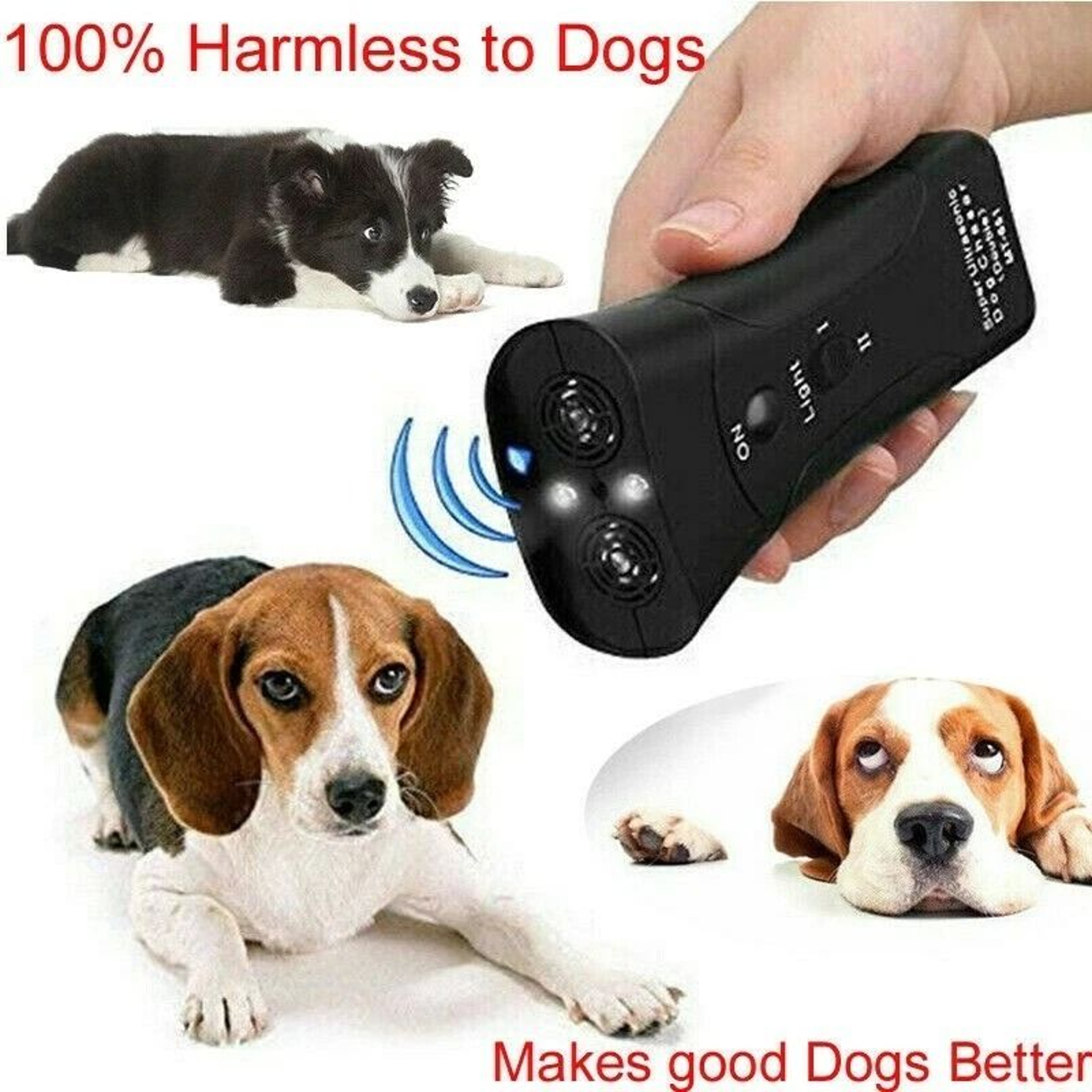 Ultrasonic Dog Bark Deterrent LED Training Device 6
