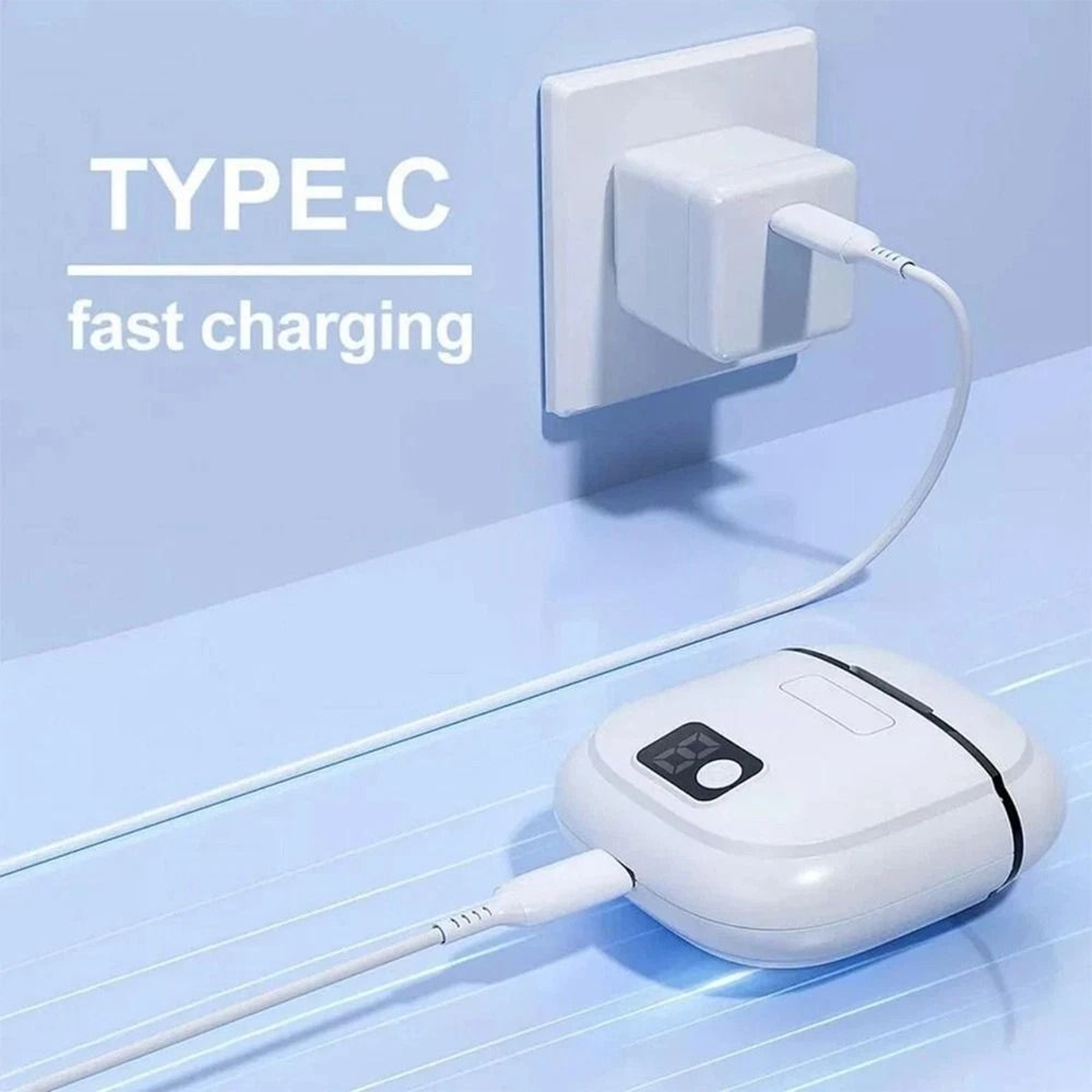 Electric Nail Clipper With LED Light USB Rechargeable Automatic Nail Trimmer 3