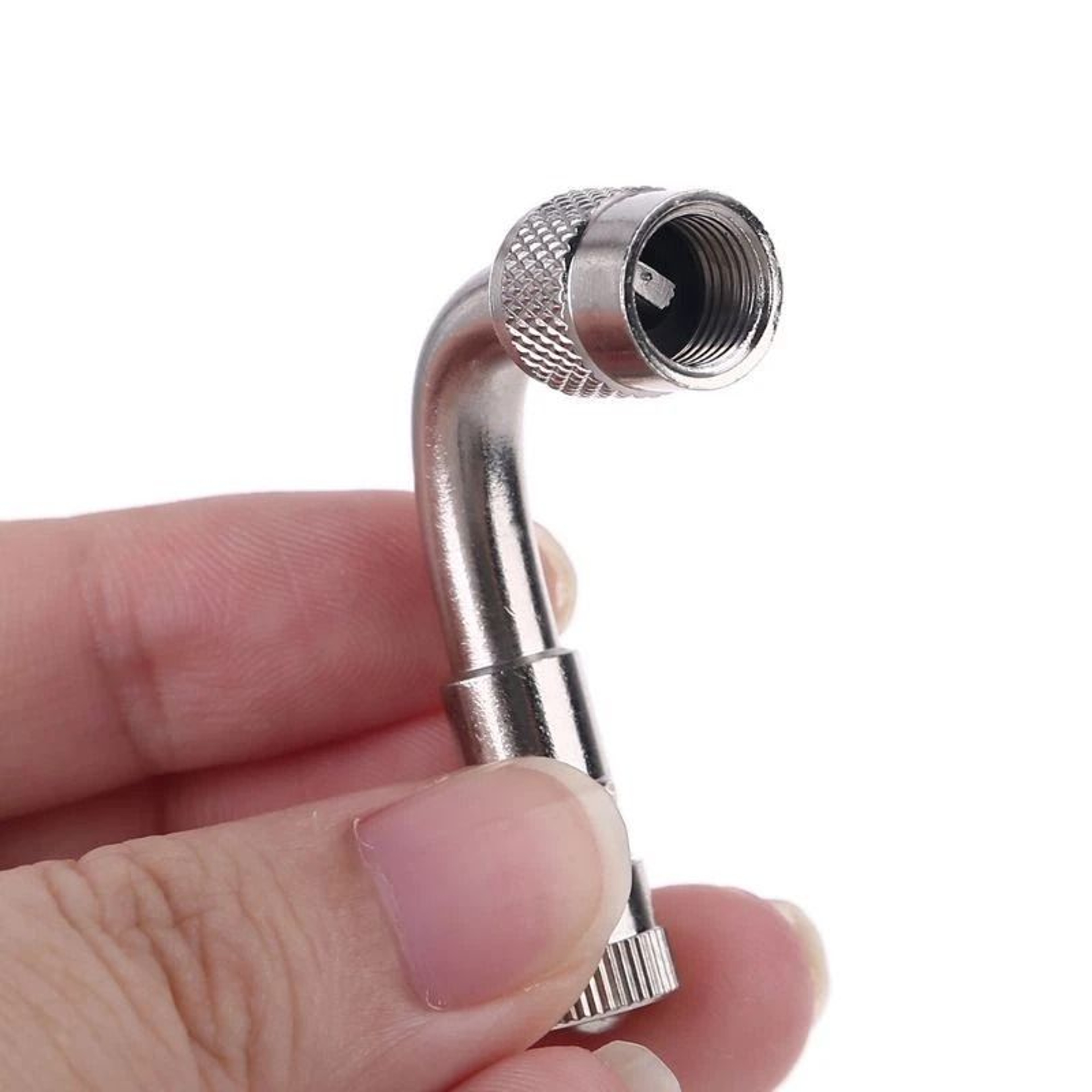 90 Degree Valve Stem Extension For Car Motorcycle RV Tires 7