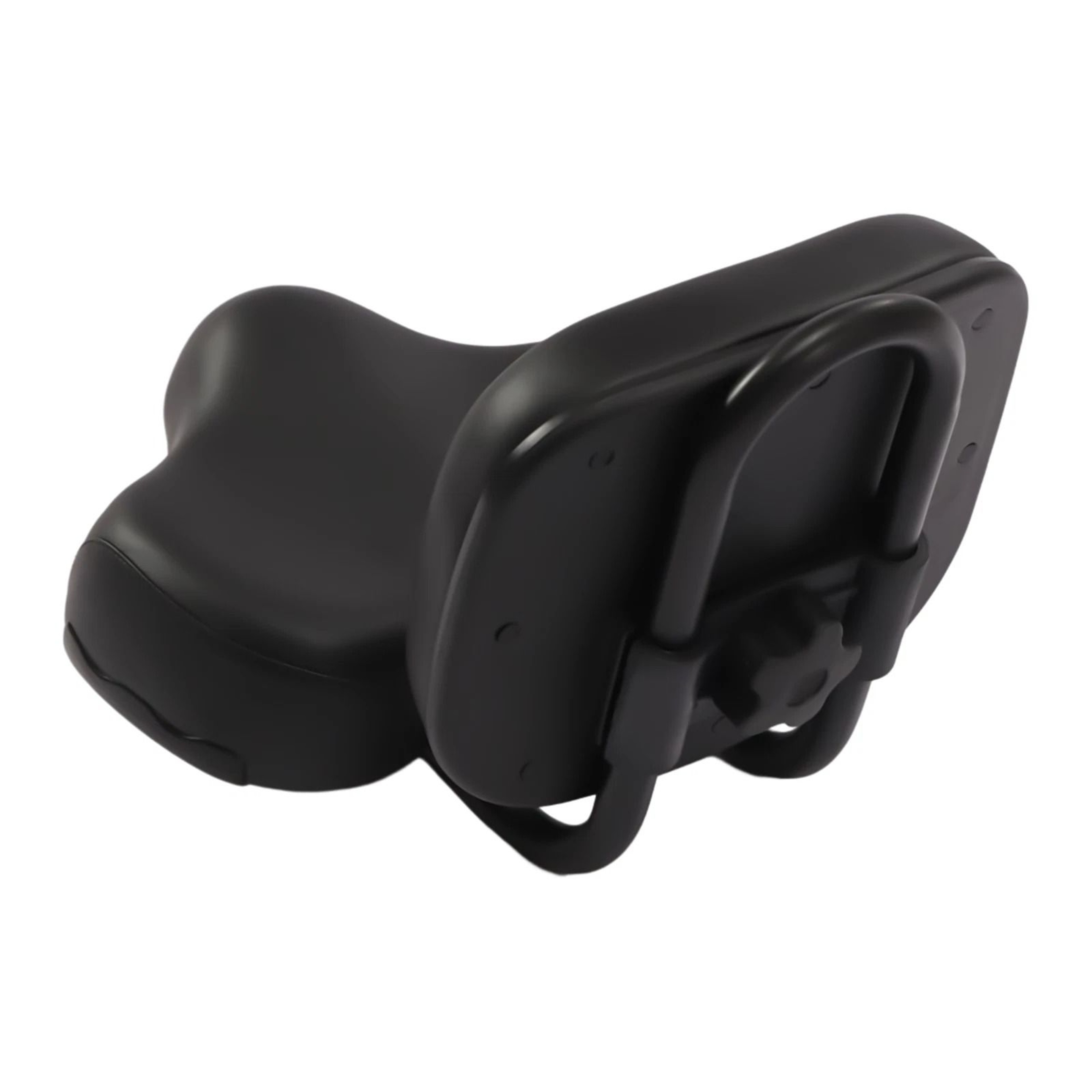 Extra Wide Comfort Bike Saddle Seat With Backrest Soft Leather Cushion For Ultimate Support 1