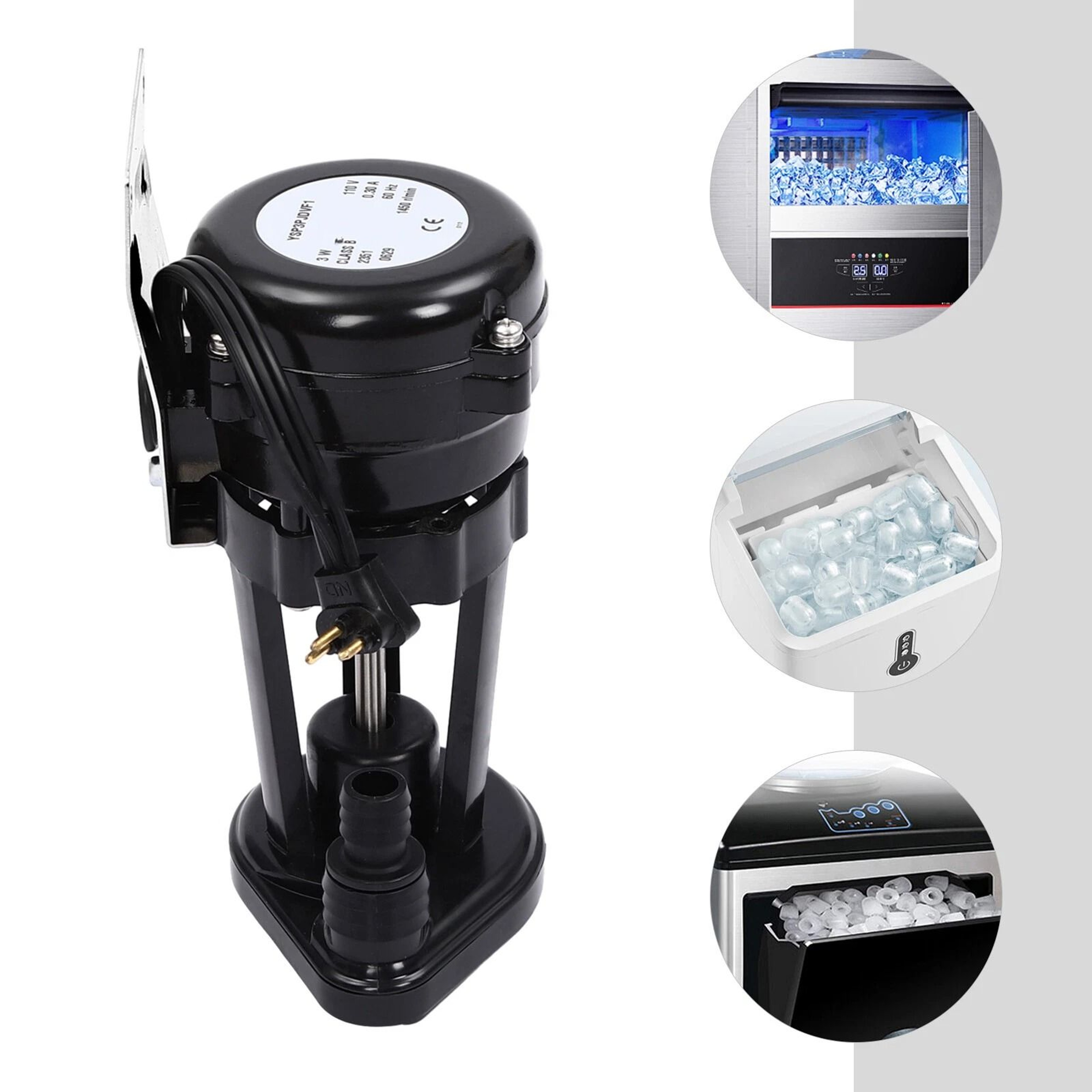 Universal Ice Machine Water Pump Replacement Reliable Ice Maker Pump 3