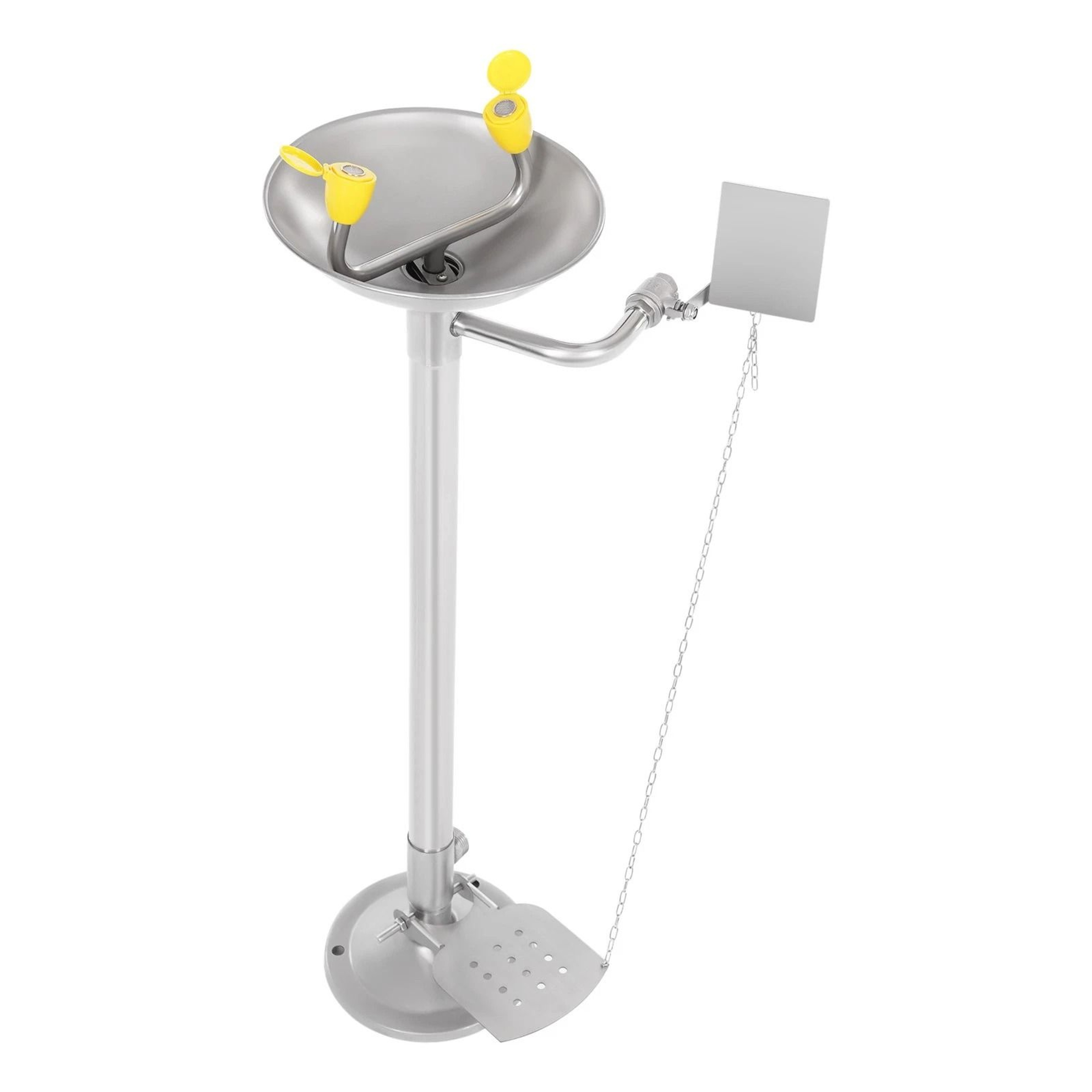 Premium Floor Standing Emergency Eyewash Station Durable Stainless Steel Eyewash For Workplace Safe 11