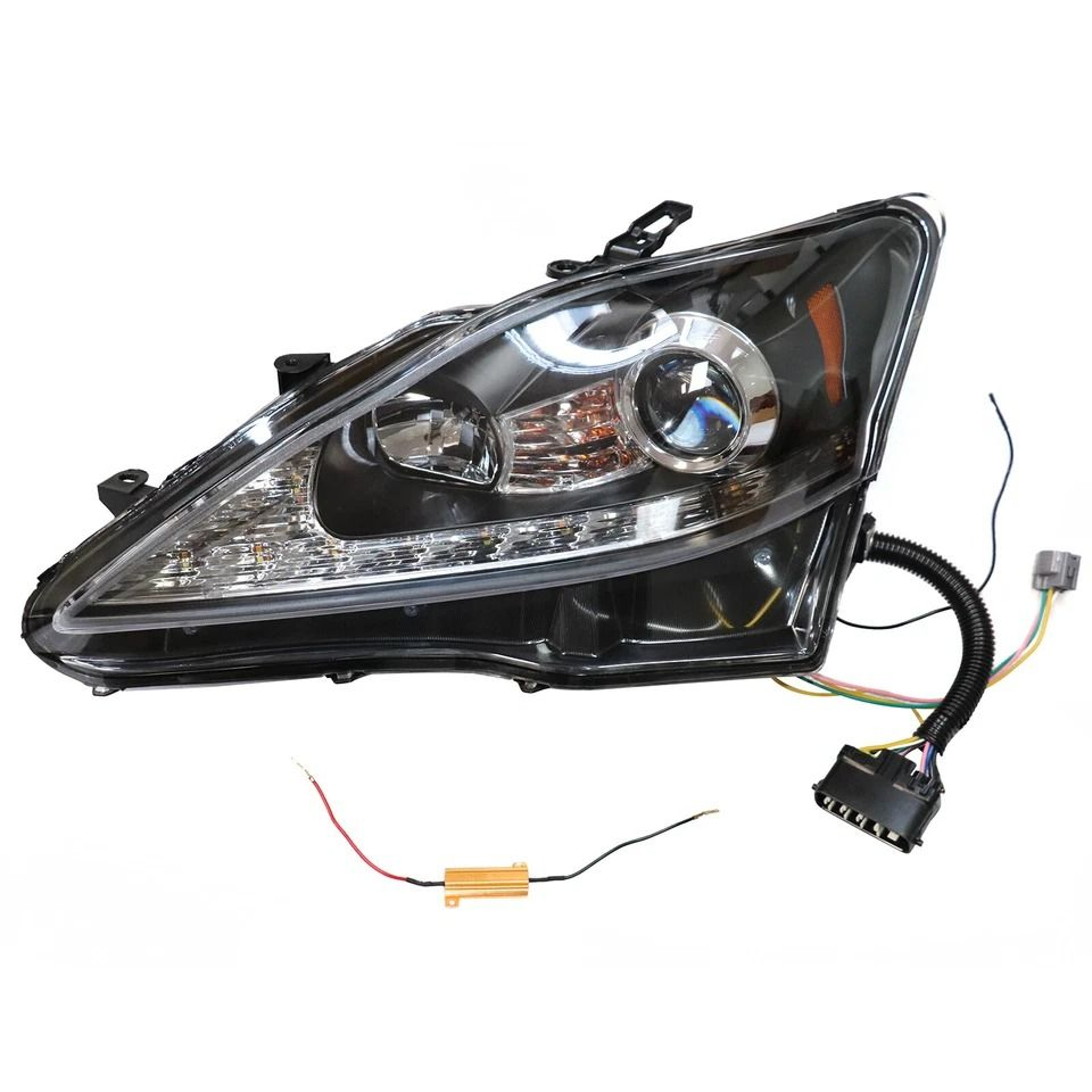 Premium LED DRL Projector Headlights For Lexus Direct Fit Upgrade 11