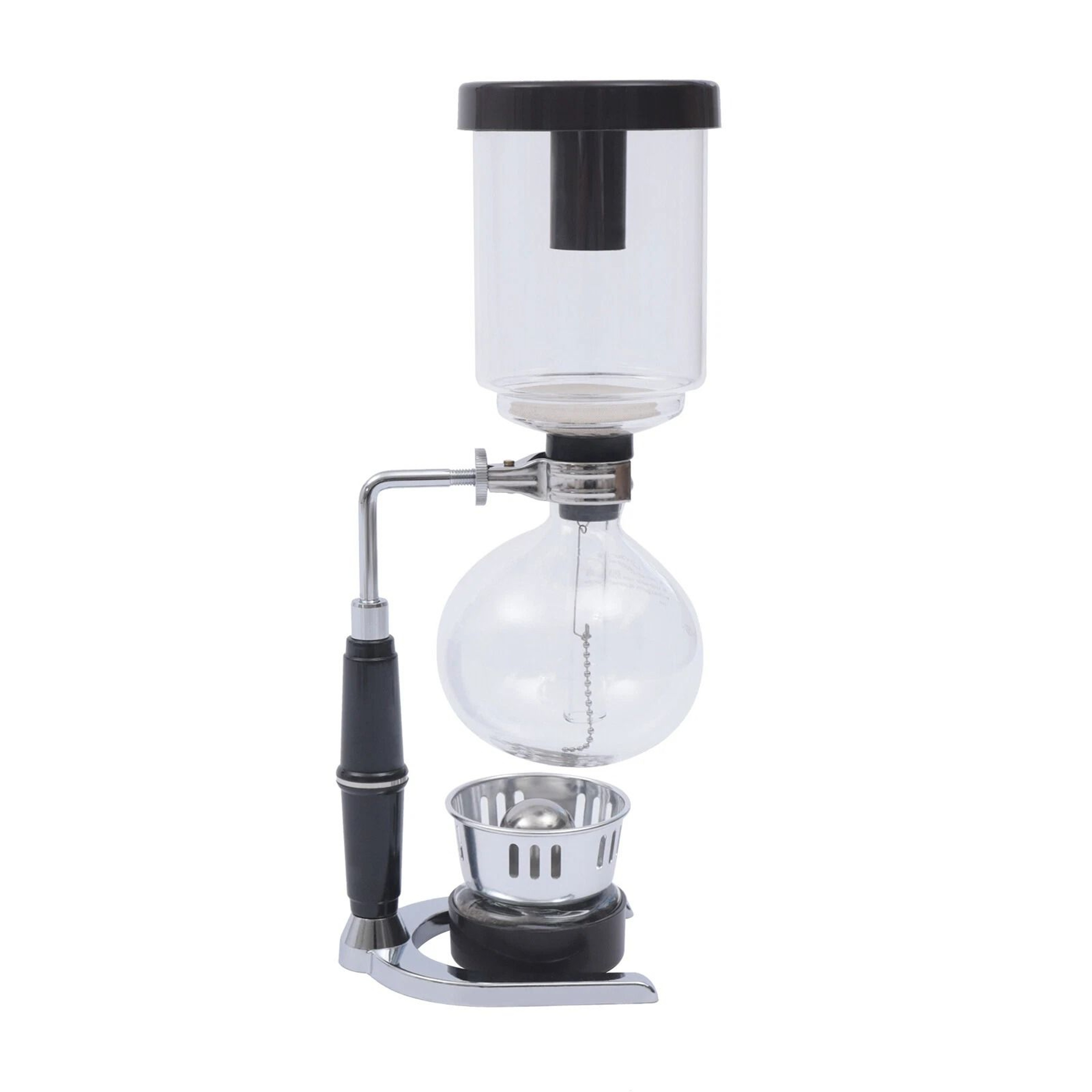 Premium Glass Tabletop Siphon Coffee Maker Brewer Cup Vacuum Coffee Brewer 4