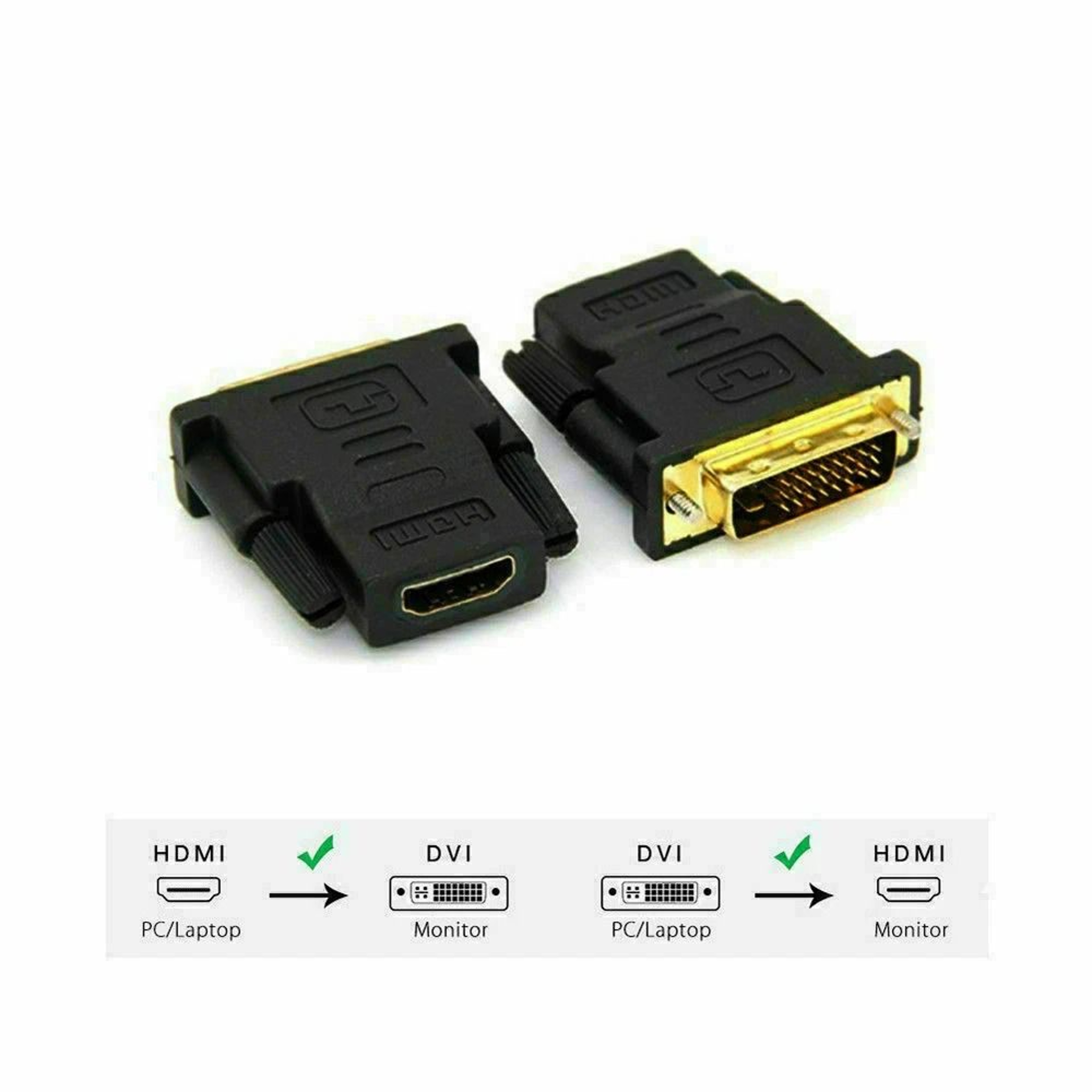 Premium DVI To HDMI Adapter For Display DVI D To HDMI Connector 0