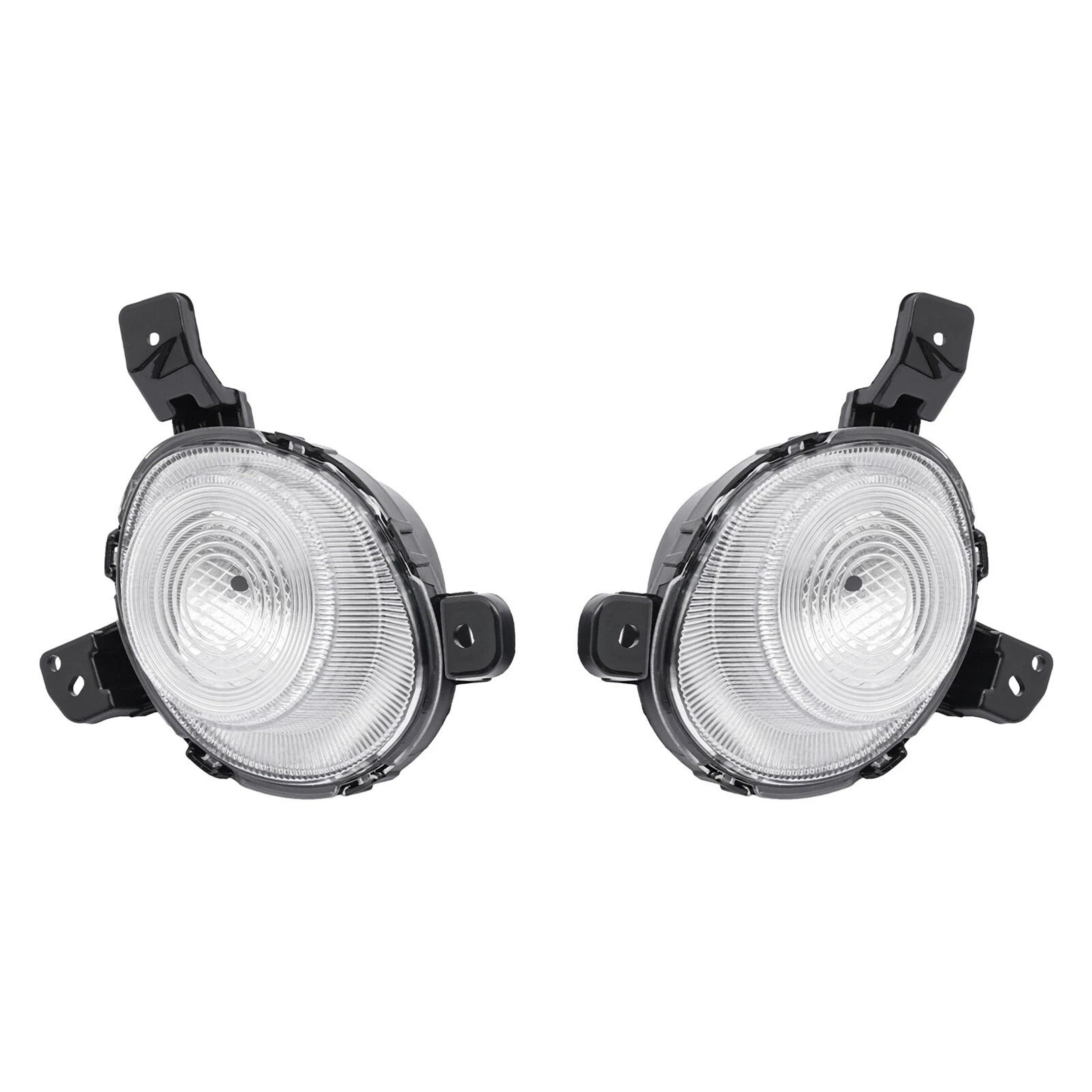 Premium Front Bumper Kia Forte Fog Lights Halogen Replacement Pair 12