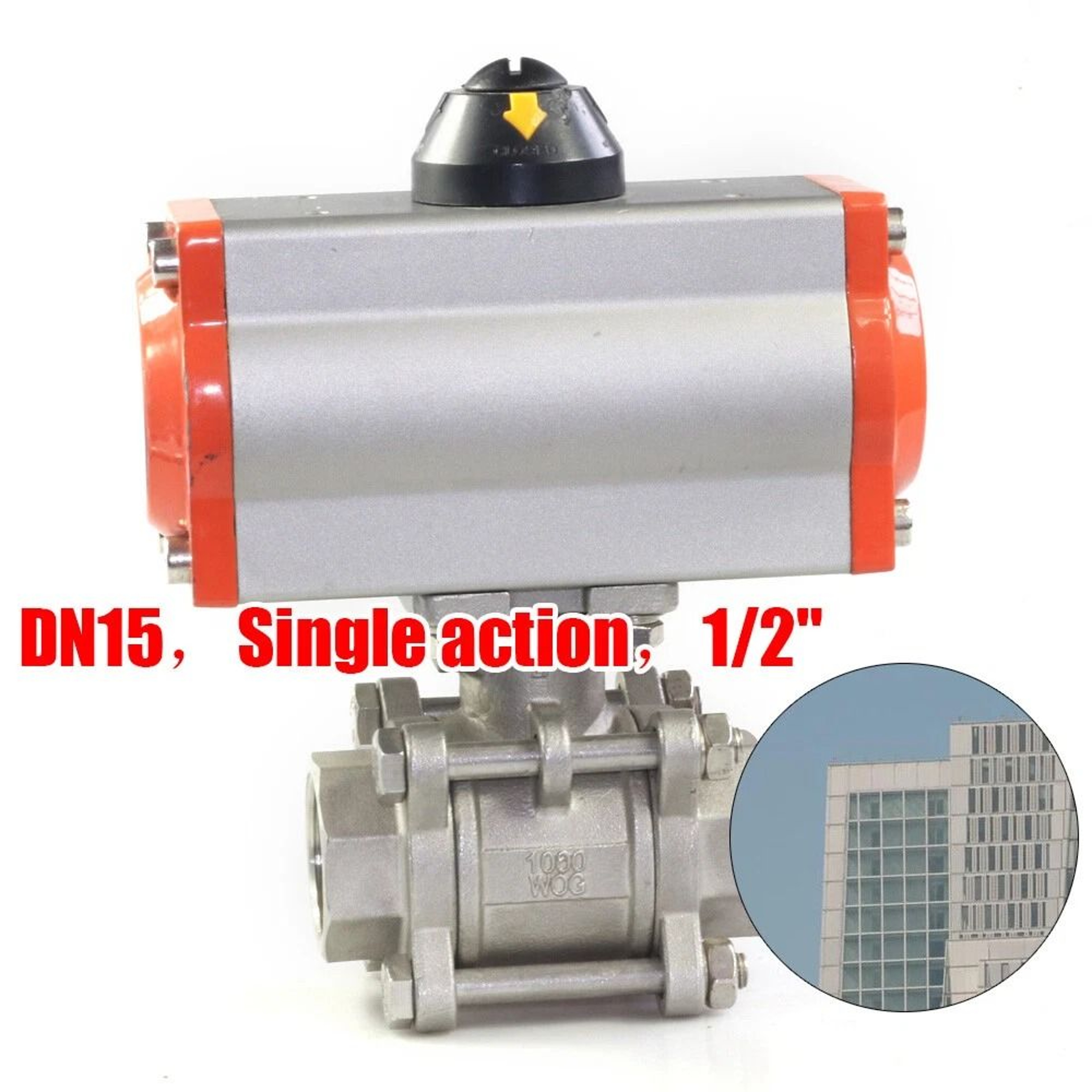 Premium Stainless Steel Pneumatic Ball Valve Air Actuated Valve 1
