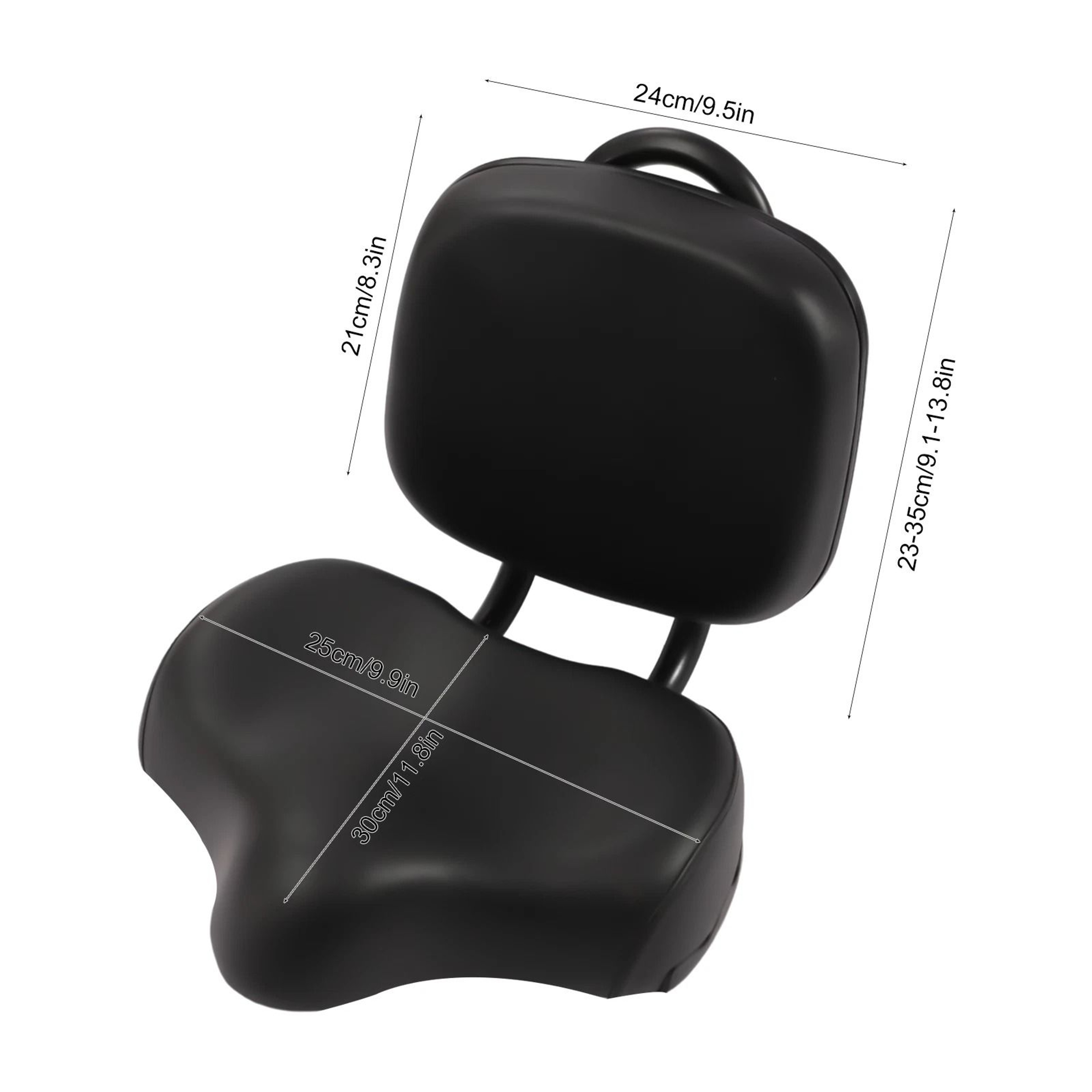 Universal Comfort Cruiser Bike Seat With Backrest Wide Tricycle Saddle For Easy Riding 1