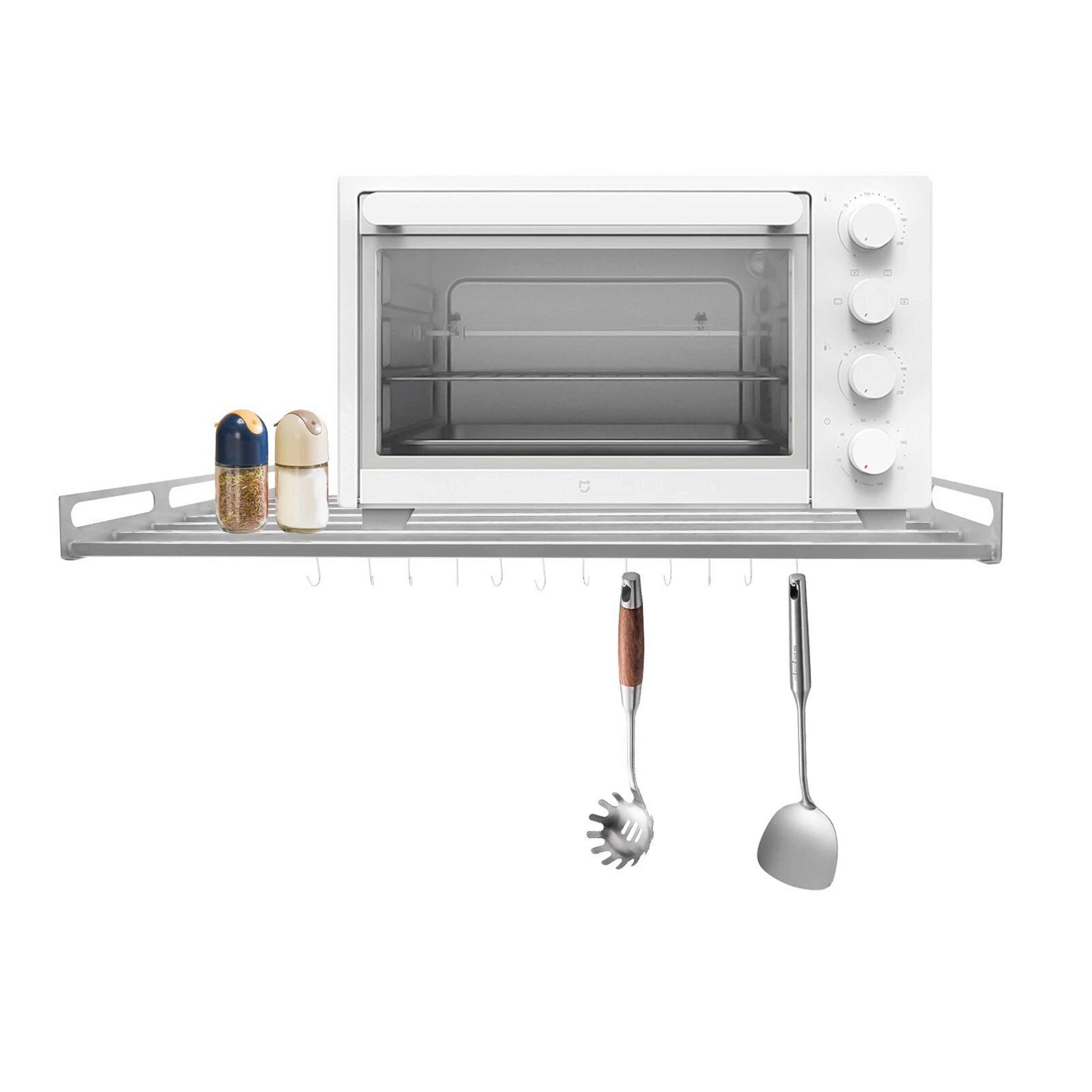 Stainless Steel Wall Mounted Microwave Rack Shelf 13