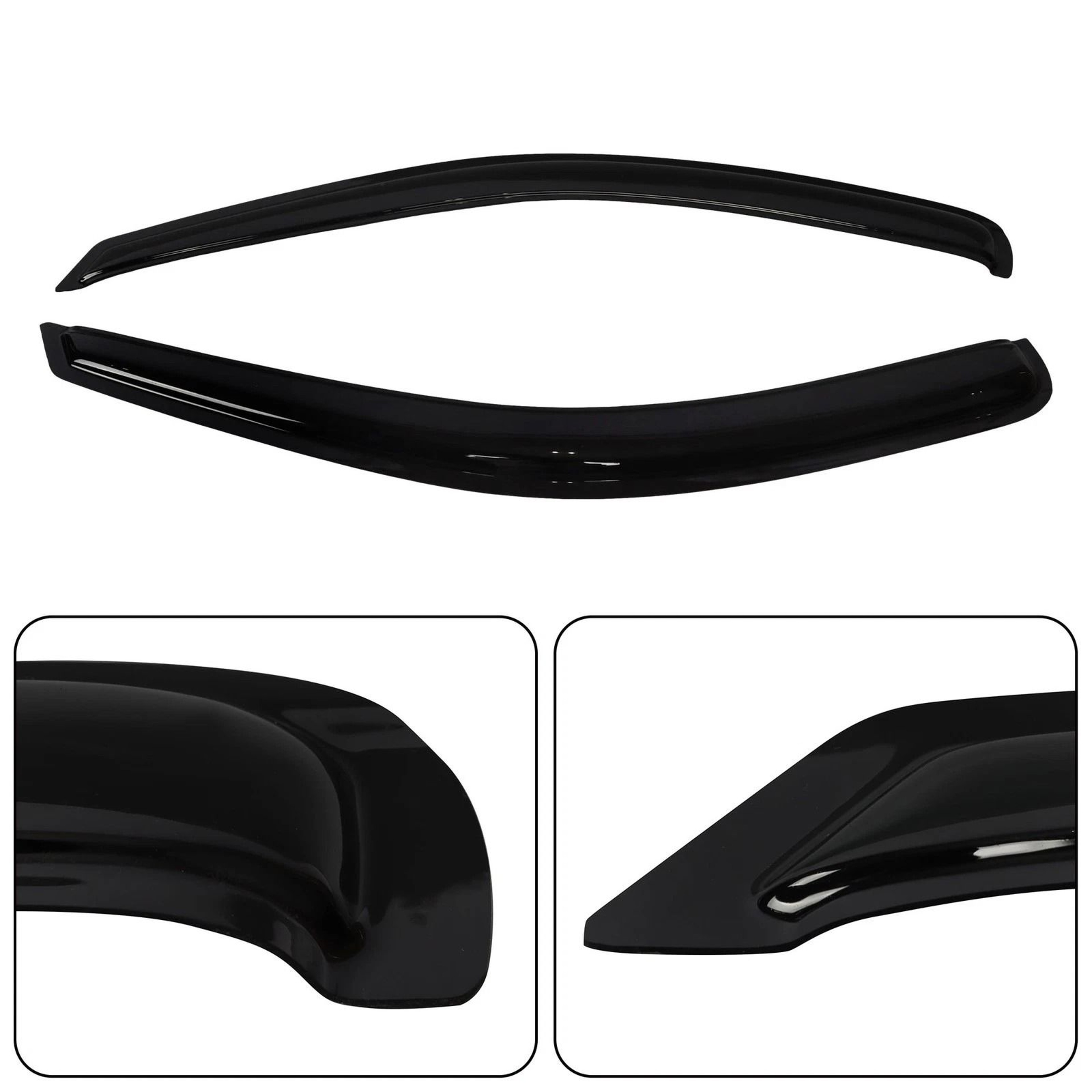 Replacement Window Visors  Rain Guards For Jeep Grand Cherokee Sun Deflectors 1