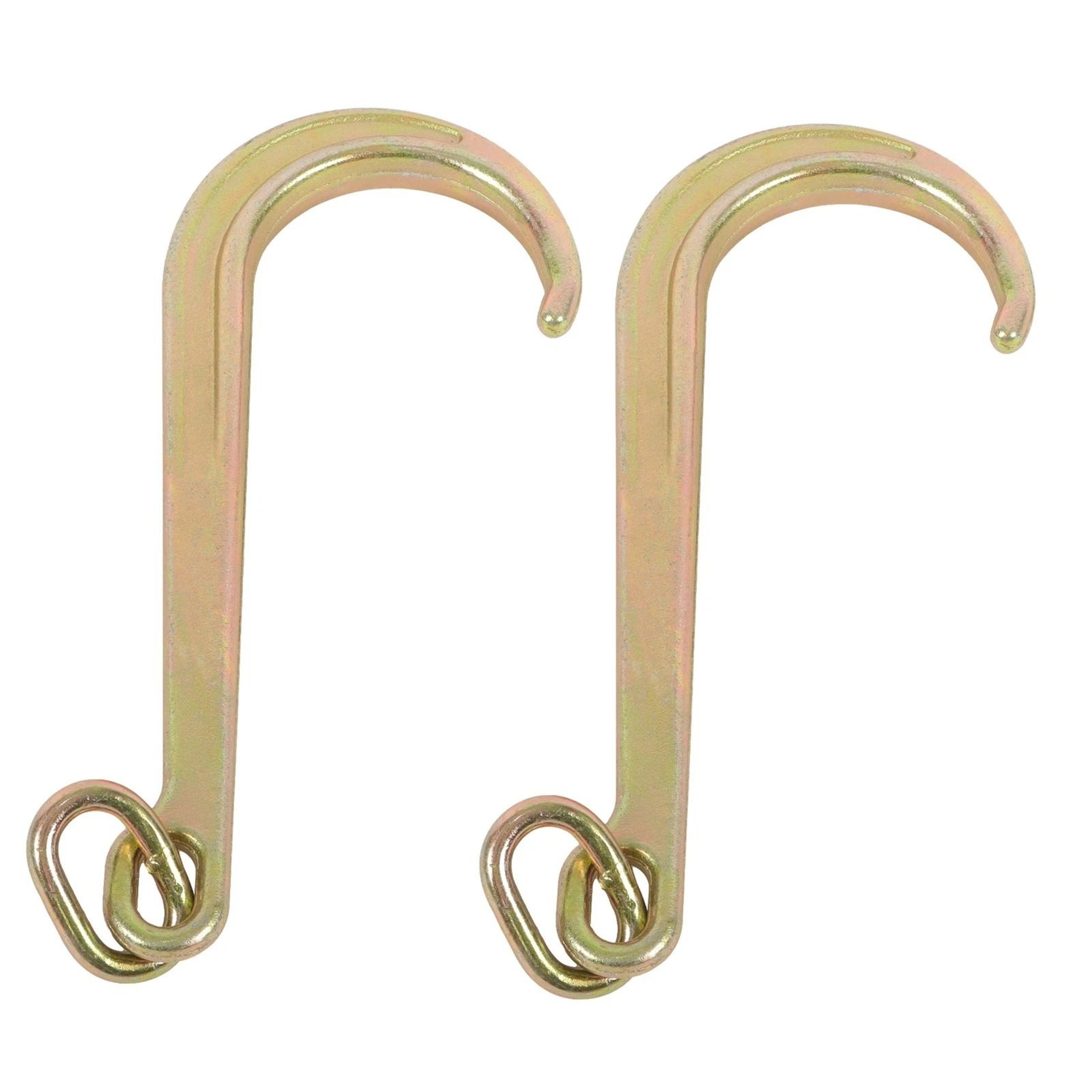 Heavy Duty G70 J Hook Tow Hooks Pair With Load Capacity 11