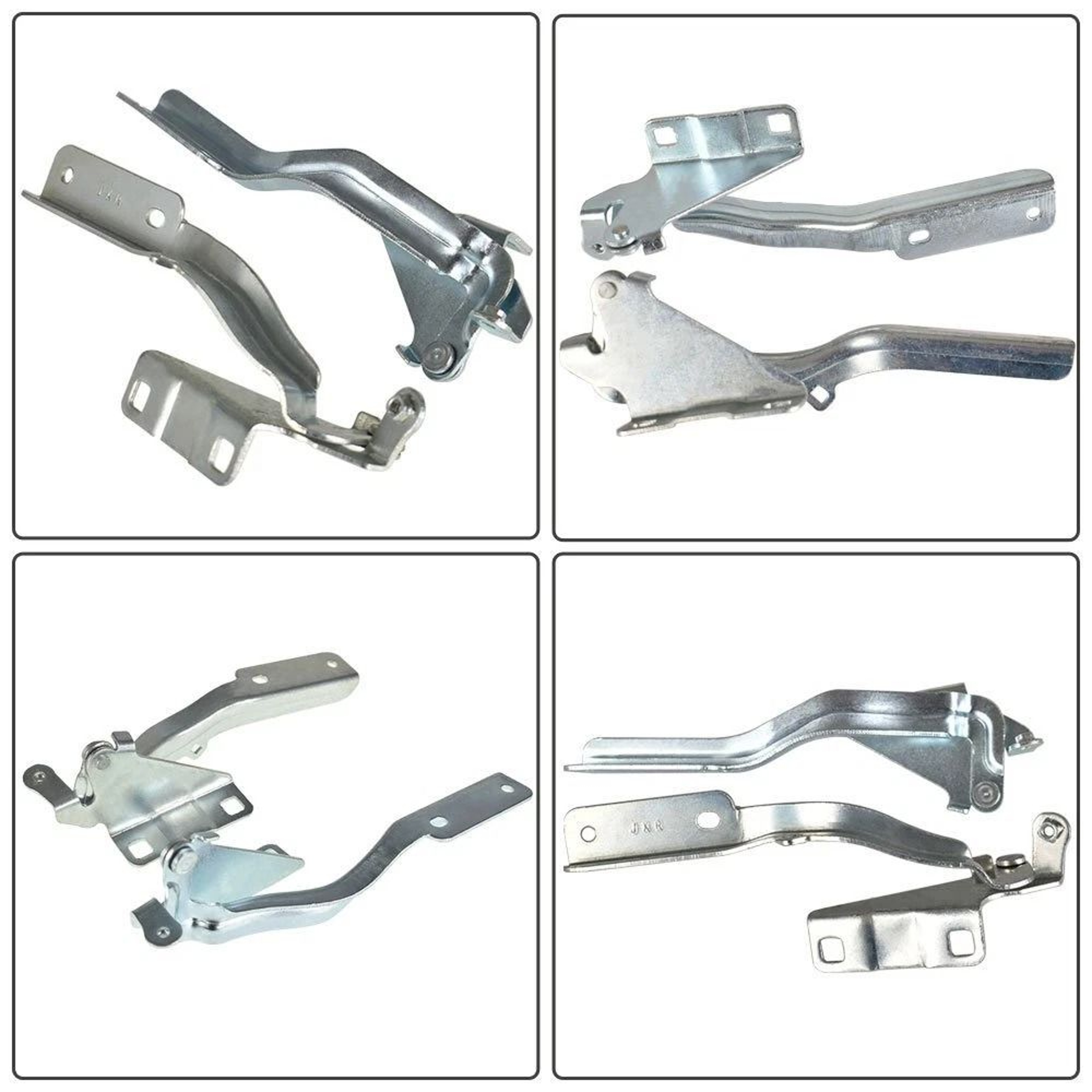Nissan Hood Hinge Kit Driver  Passenger Side Silver 1