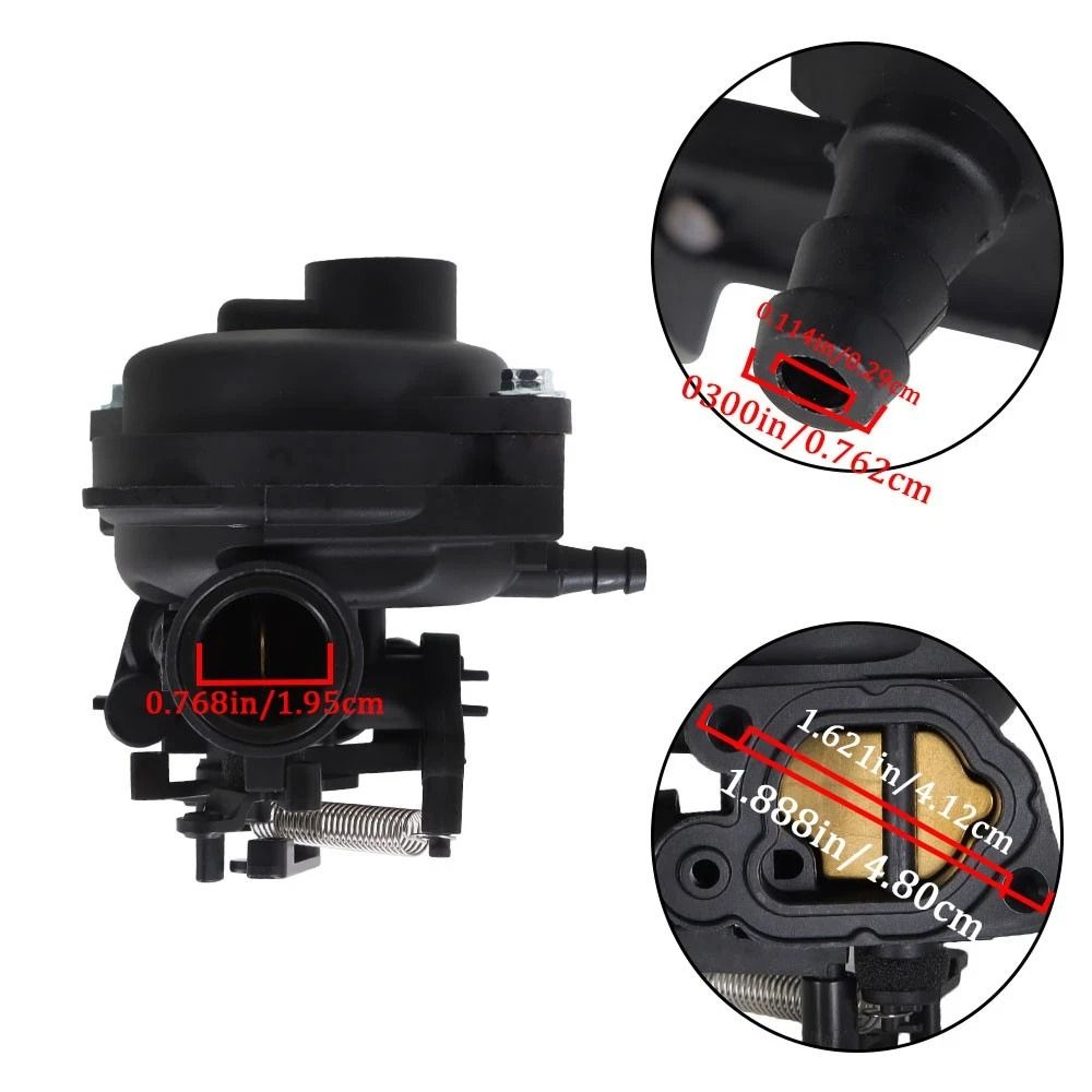 Premium Replacement Lawn Mower Carburetor Kit For Briggs  Stratton 3