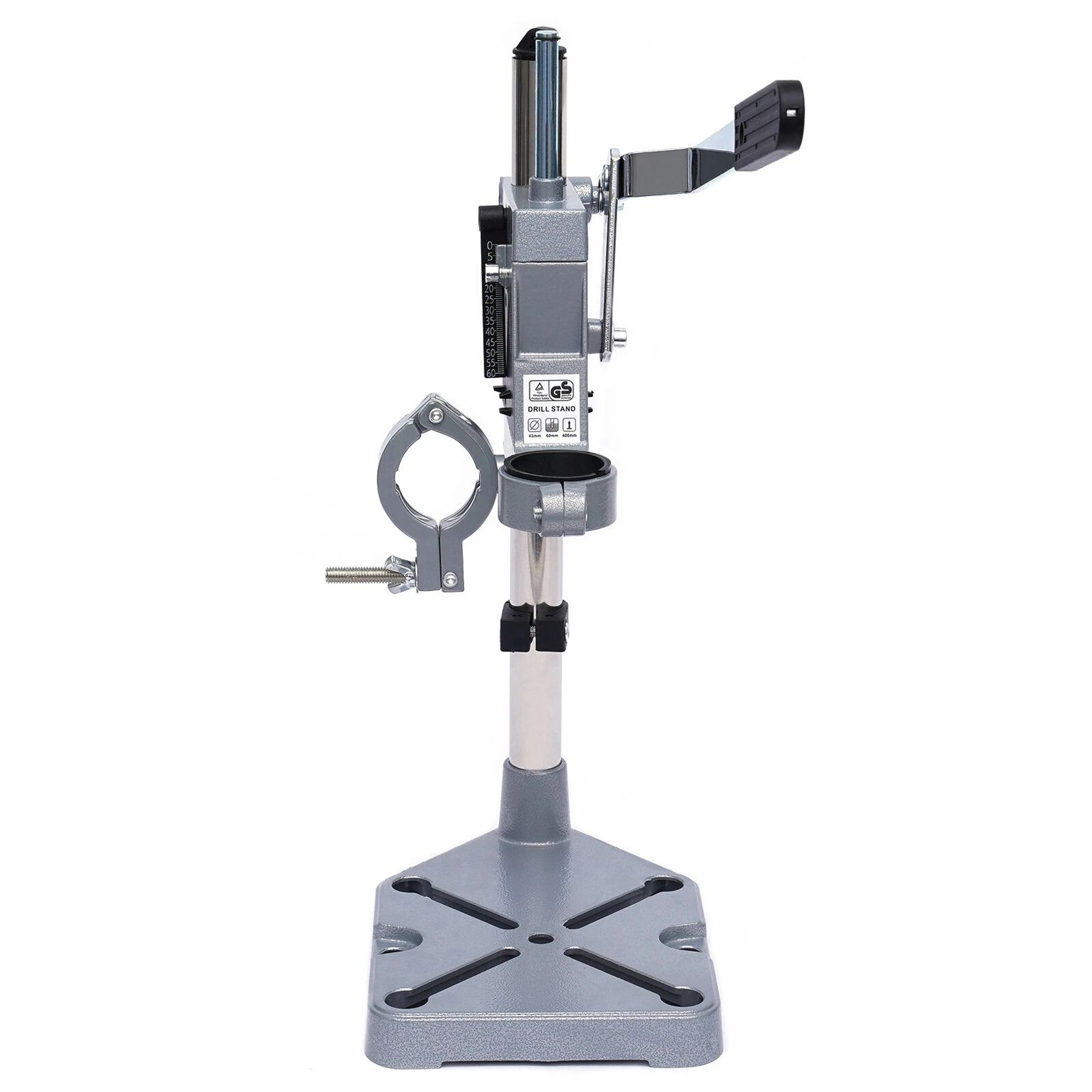 Portable Drill Press Stand With Adjustable Bench Clamp Hand Drill Holder 8