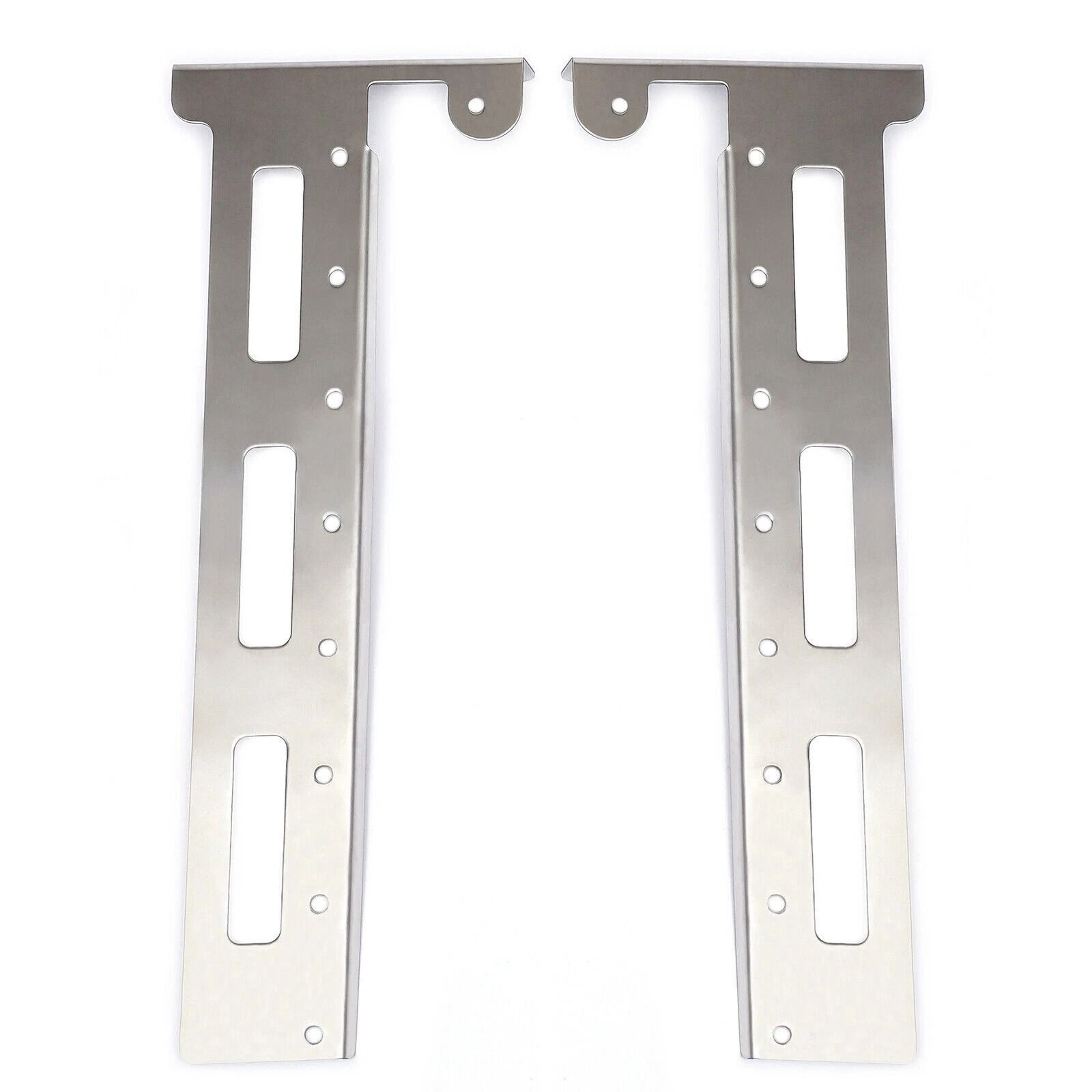 Wall Mount Microwave Shelf Stainless Steel Kitchen Storage Rack With 12 Hooks 6