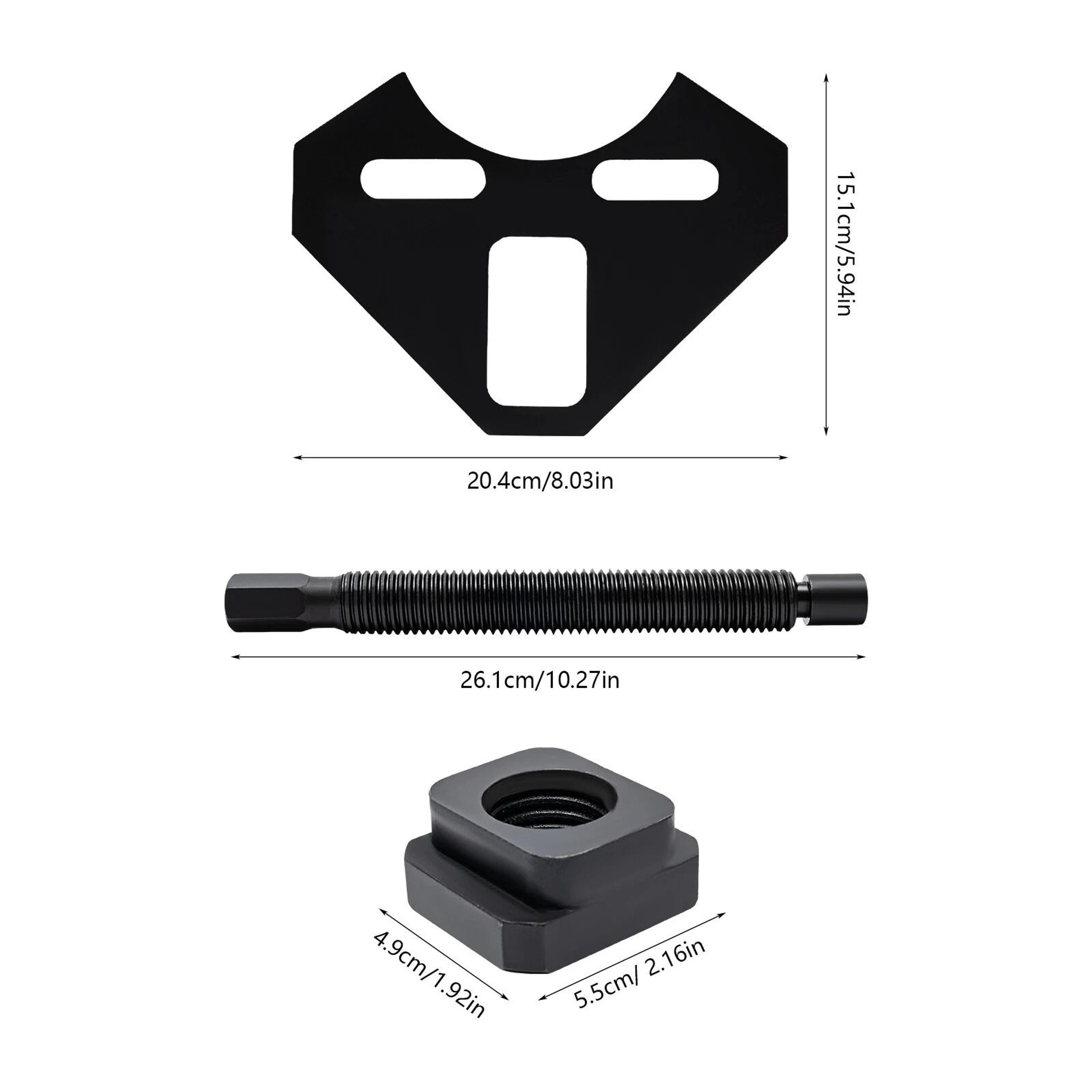 Heavy Duty Universal Wheel Hub Removal Tool  Wheel Bearing Hub Remover Kit 8