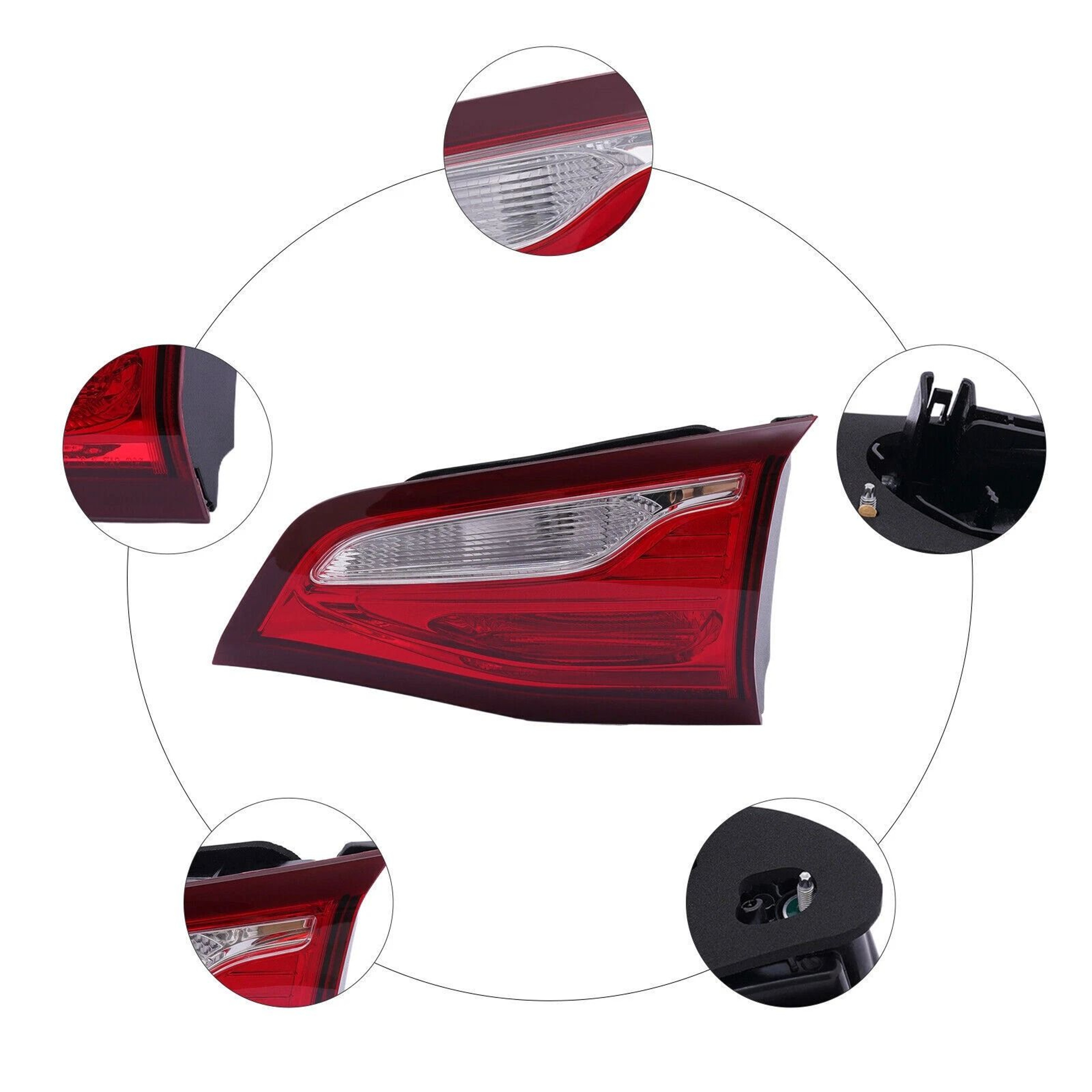 Premium Rear Right Halogen Tail Light Assembly For Chevy Equinox Direct Replacement 6