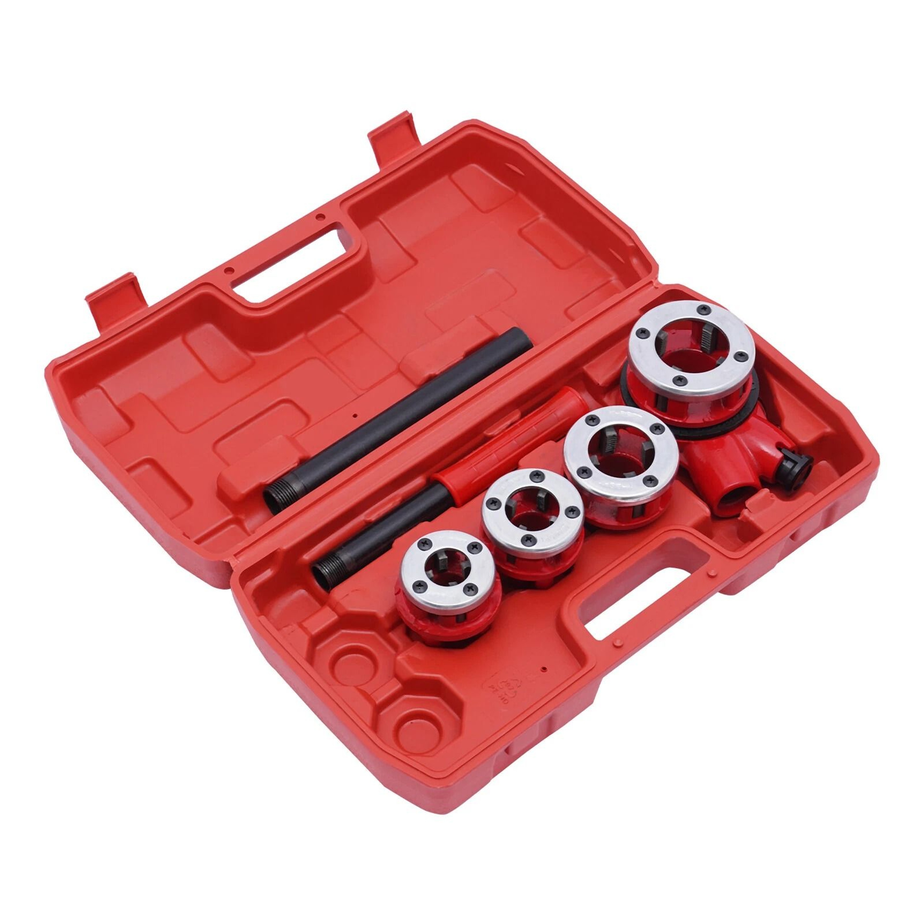 Heavy Duty Manual Pipe Threader Set With Ratchet Handle Threading Die Set 5