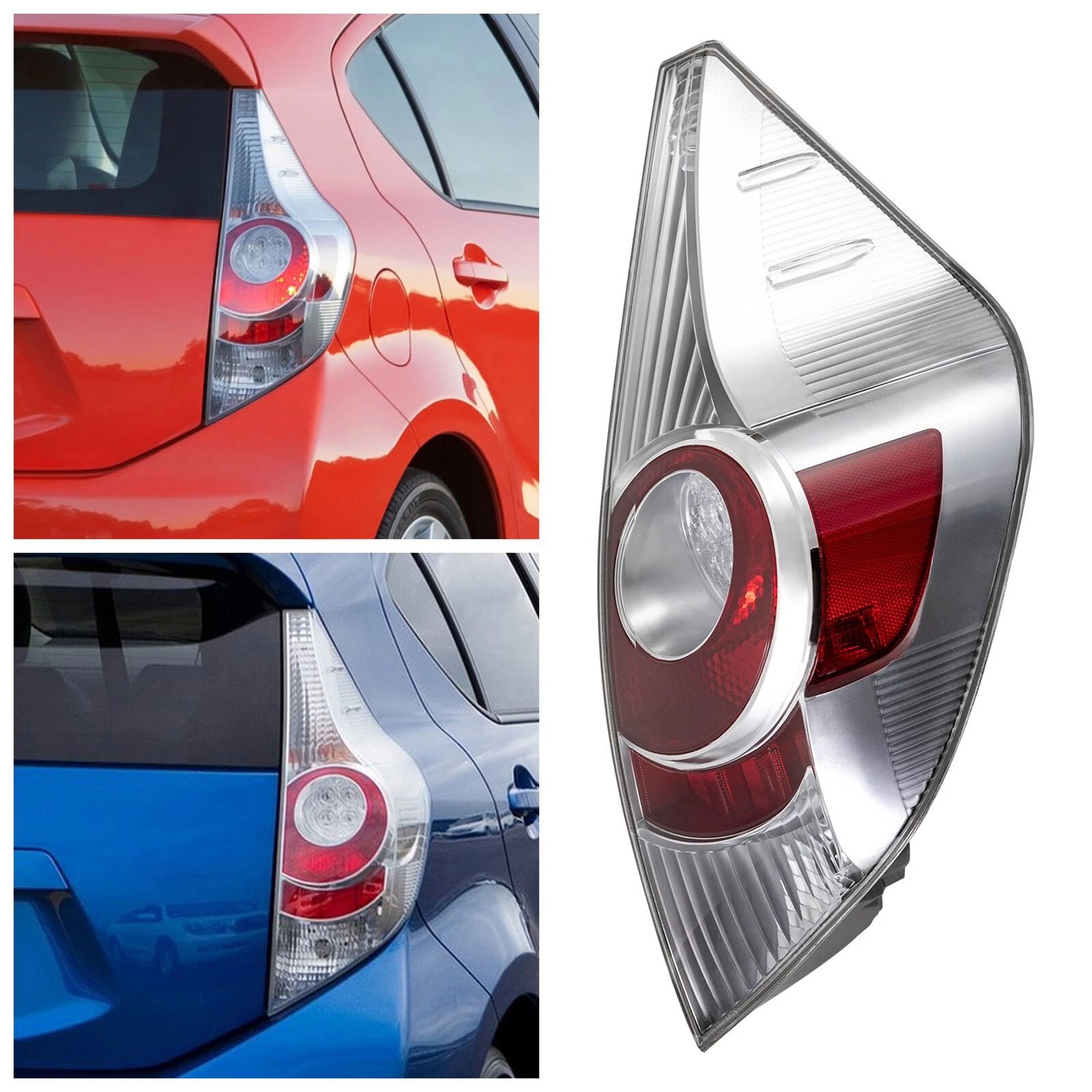 Premium Replacement Right Passenger Side Toyota Prius C Tail Light 7