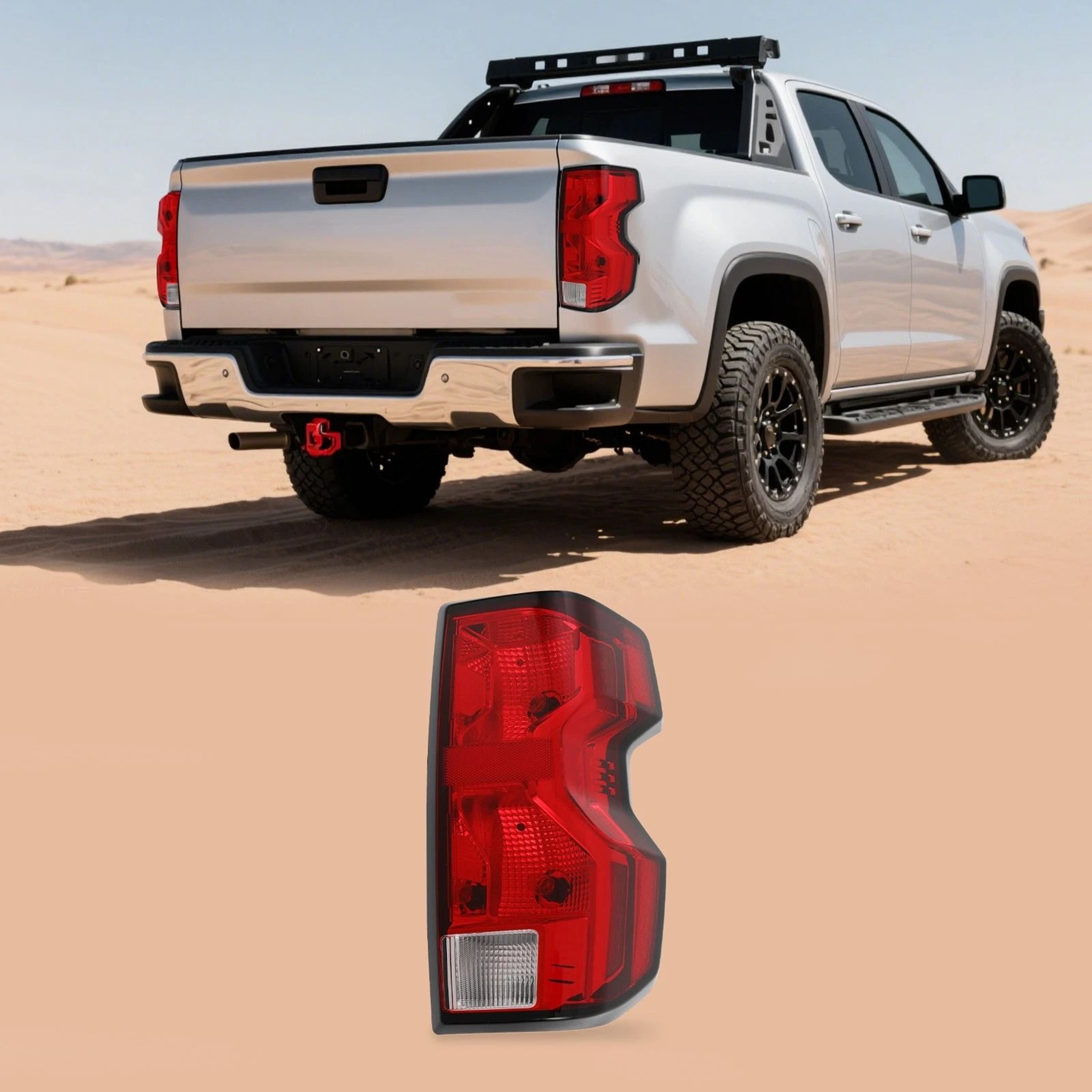 Chevrolet Colorado Right Passenger Halogen Tail Light Assembly W Bulb Direct Fit Replacement 0