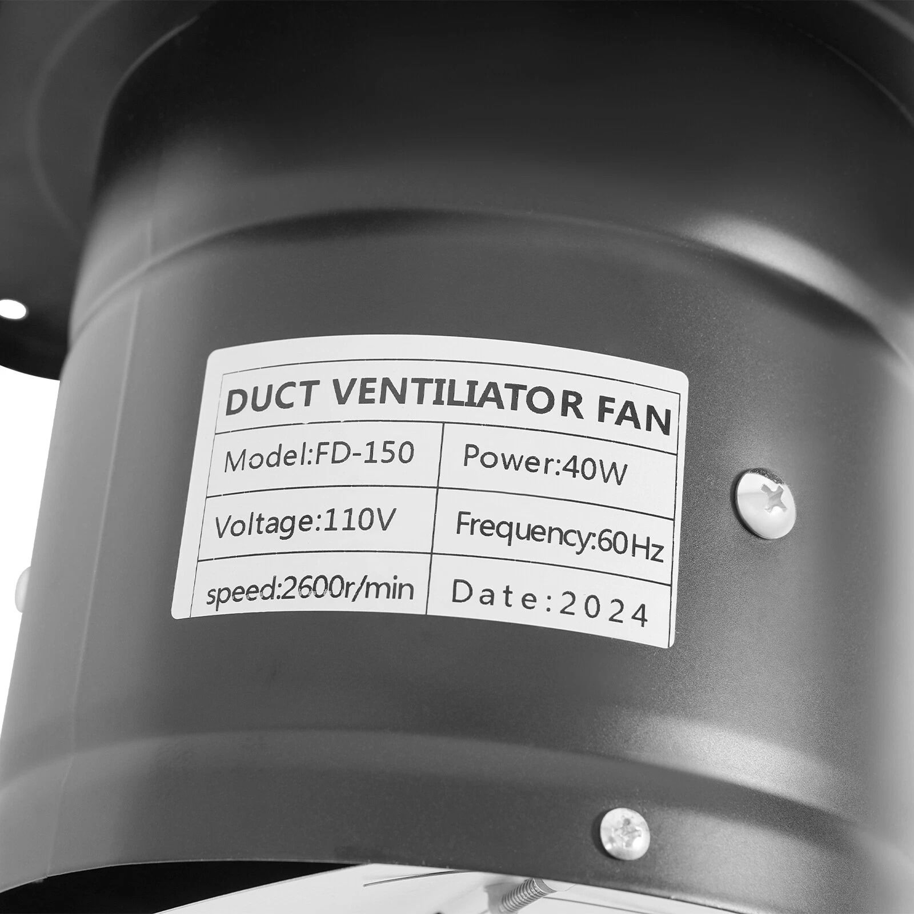 Premium Exhaust Fan Wall Mounted Ventilation Fan Powerful Duct Fan For Home Airflow Control 9