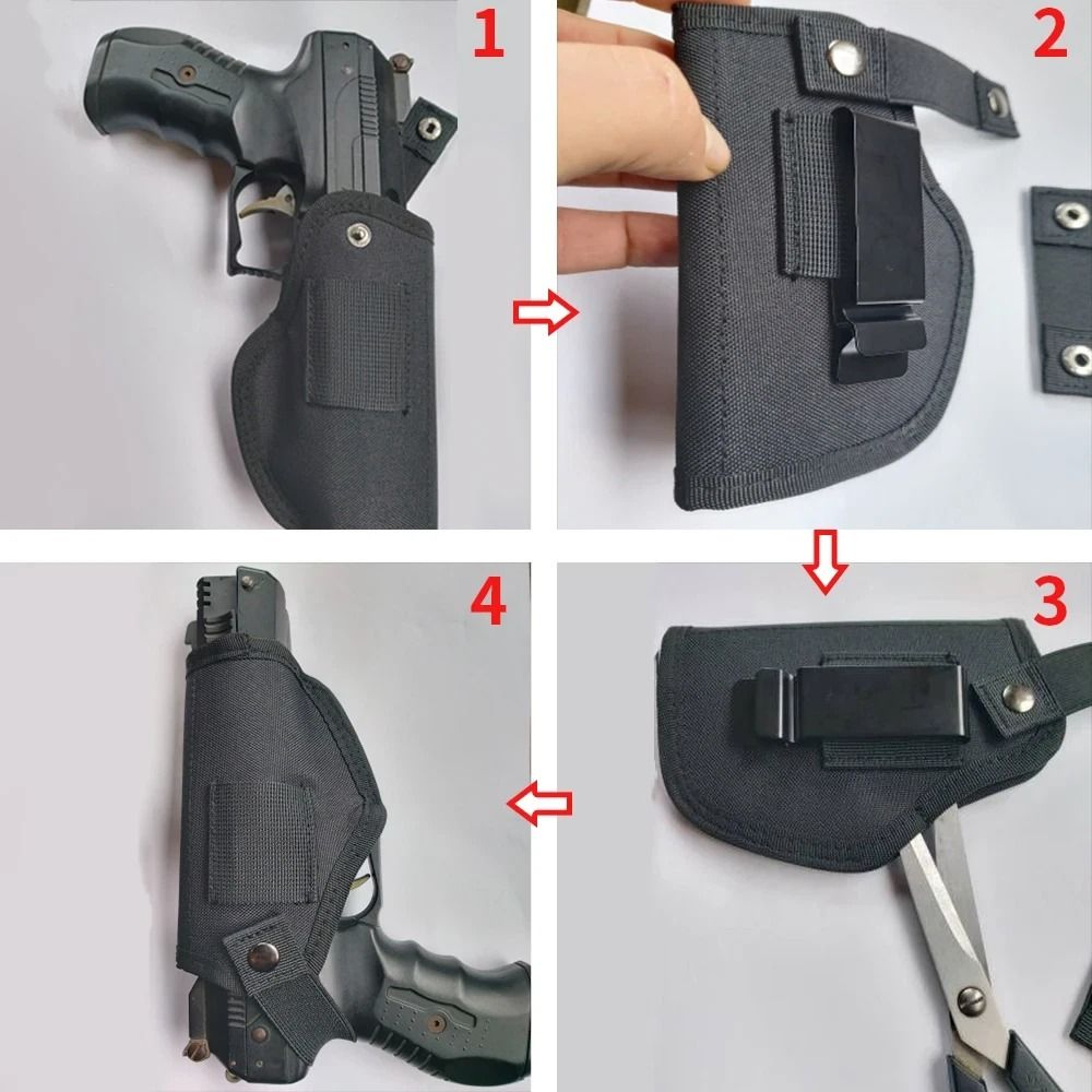 Universal Concealed Carry Holster For Pistols IWB OWB Tactical Waistband Gun Holster 9