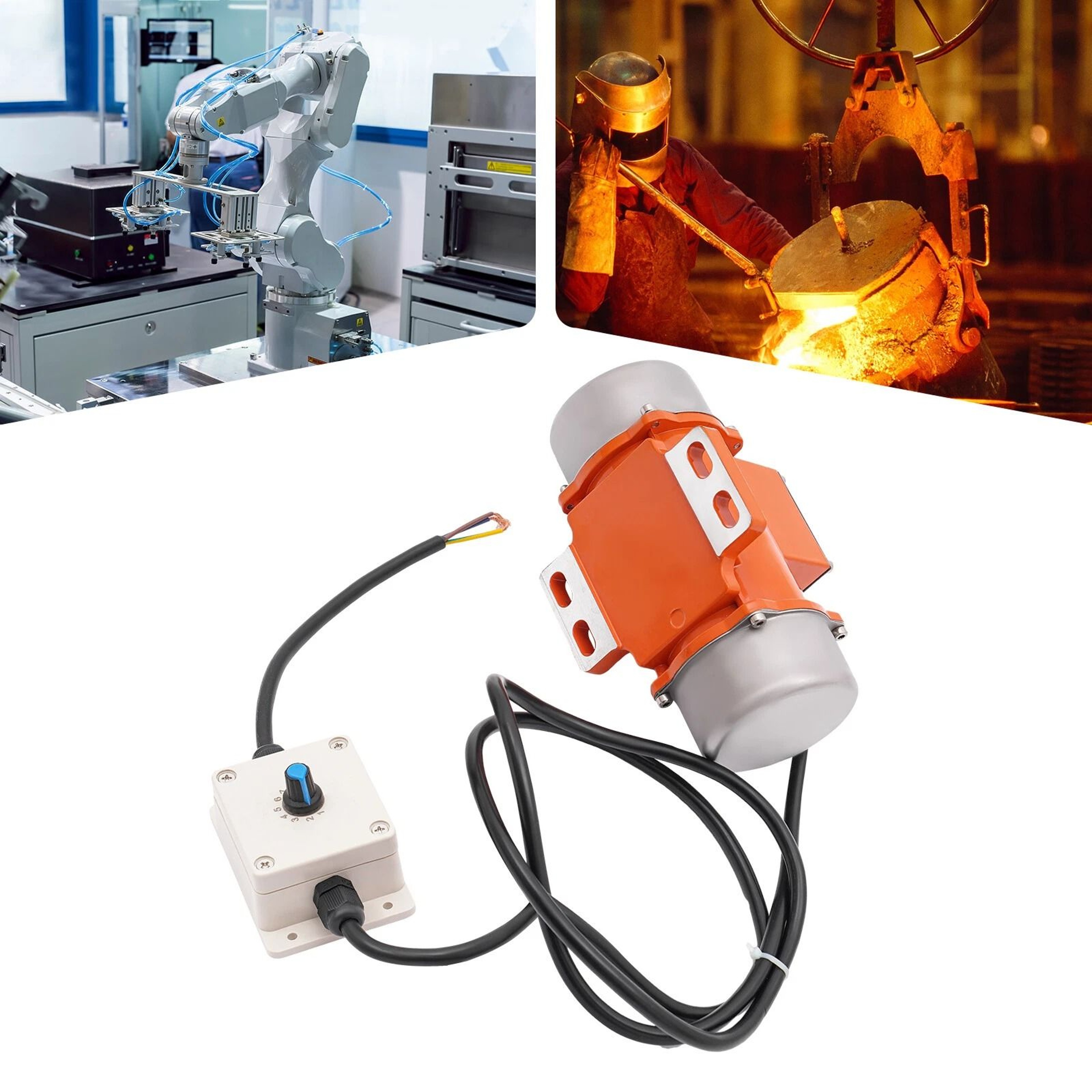 Premium Adjustable Vibration Motor With Speed Controller Industrial Electric Vibration Motor 13