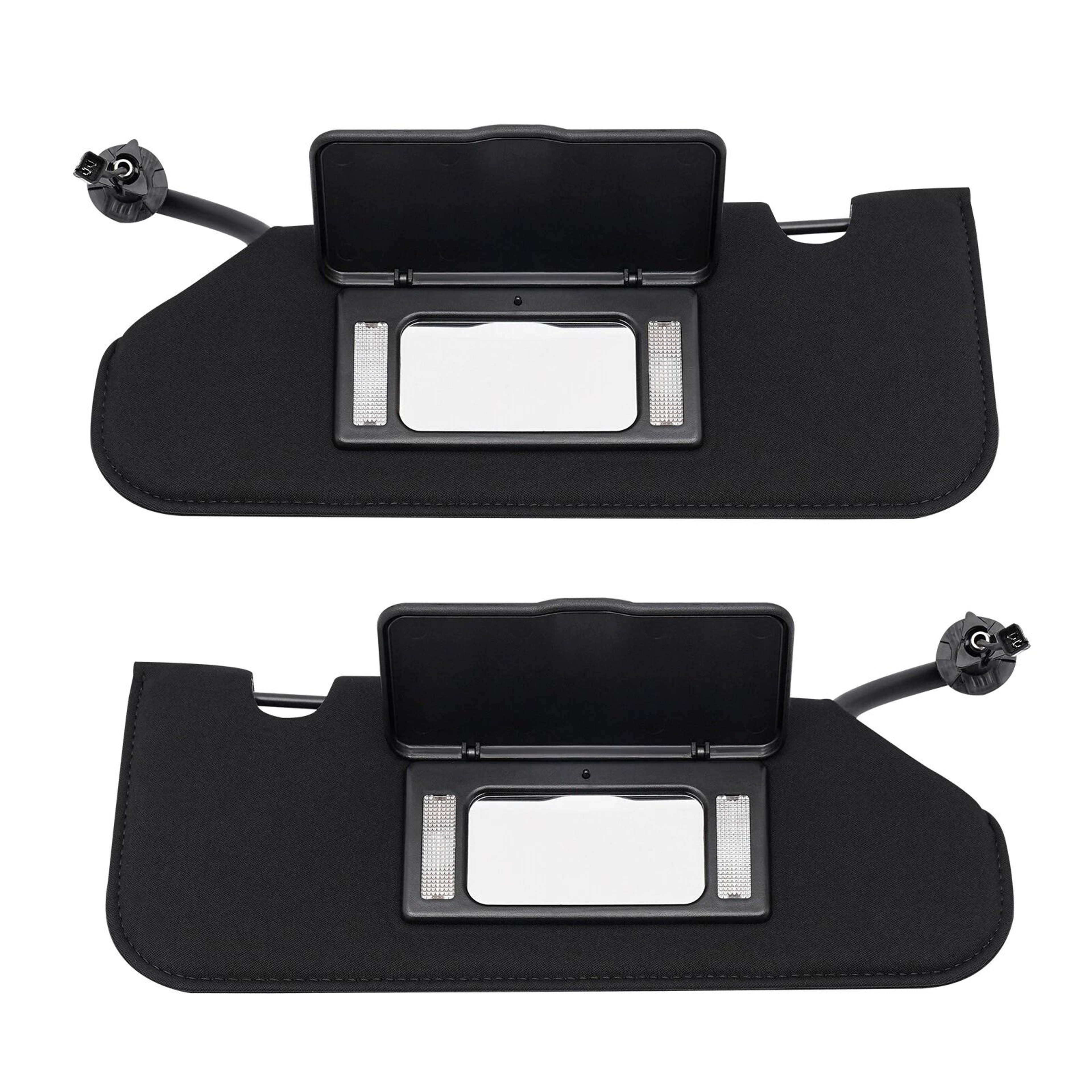 Chevrolet C6 Corvette Sun Visor Replacement Set With LED Lights Driver  Passenger Fit 12