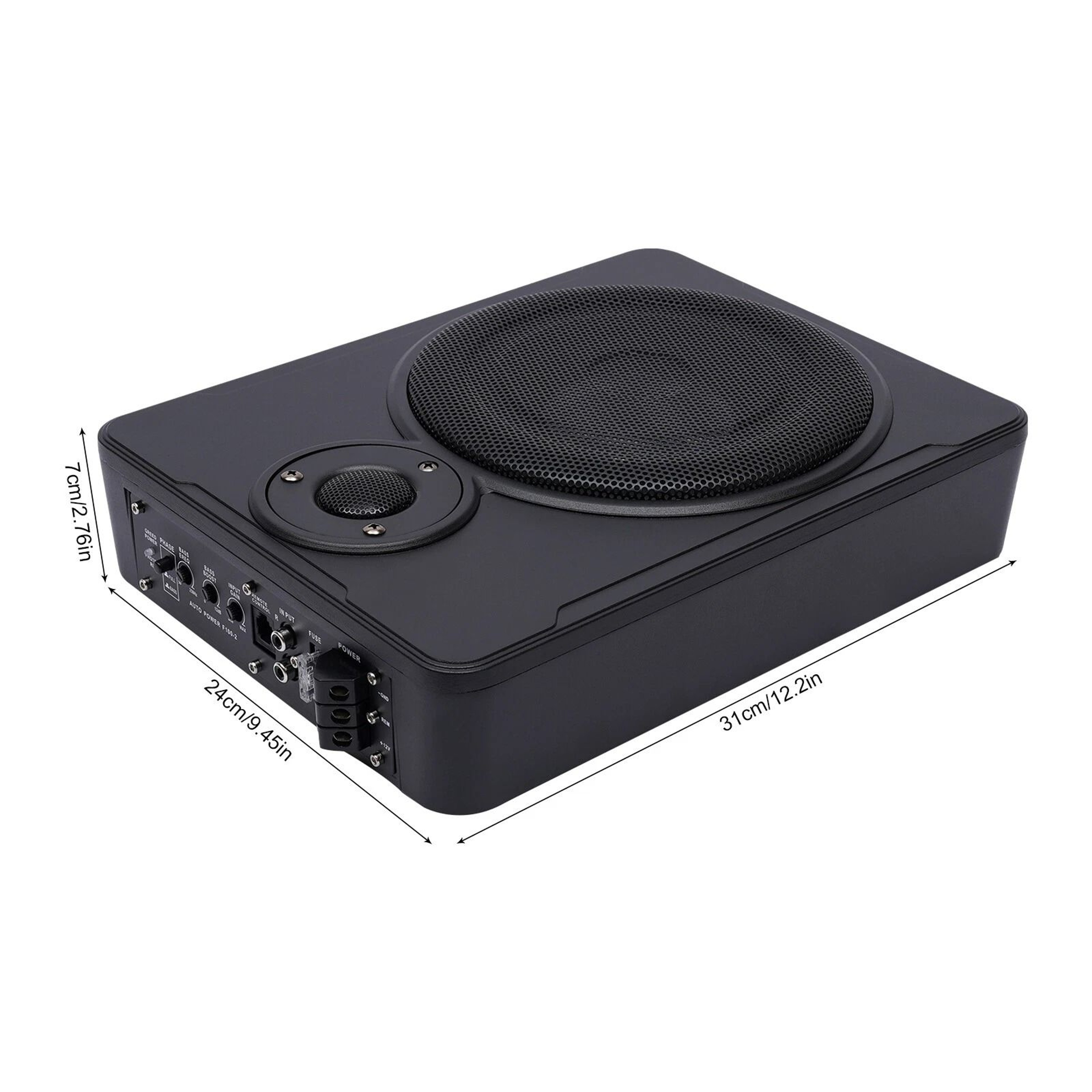 Active Under Seat Car Subwoofer Speaker 7