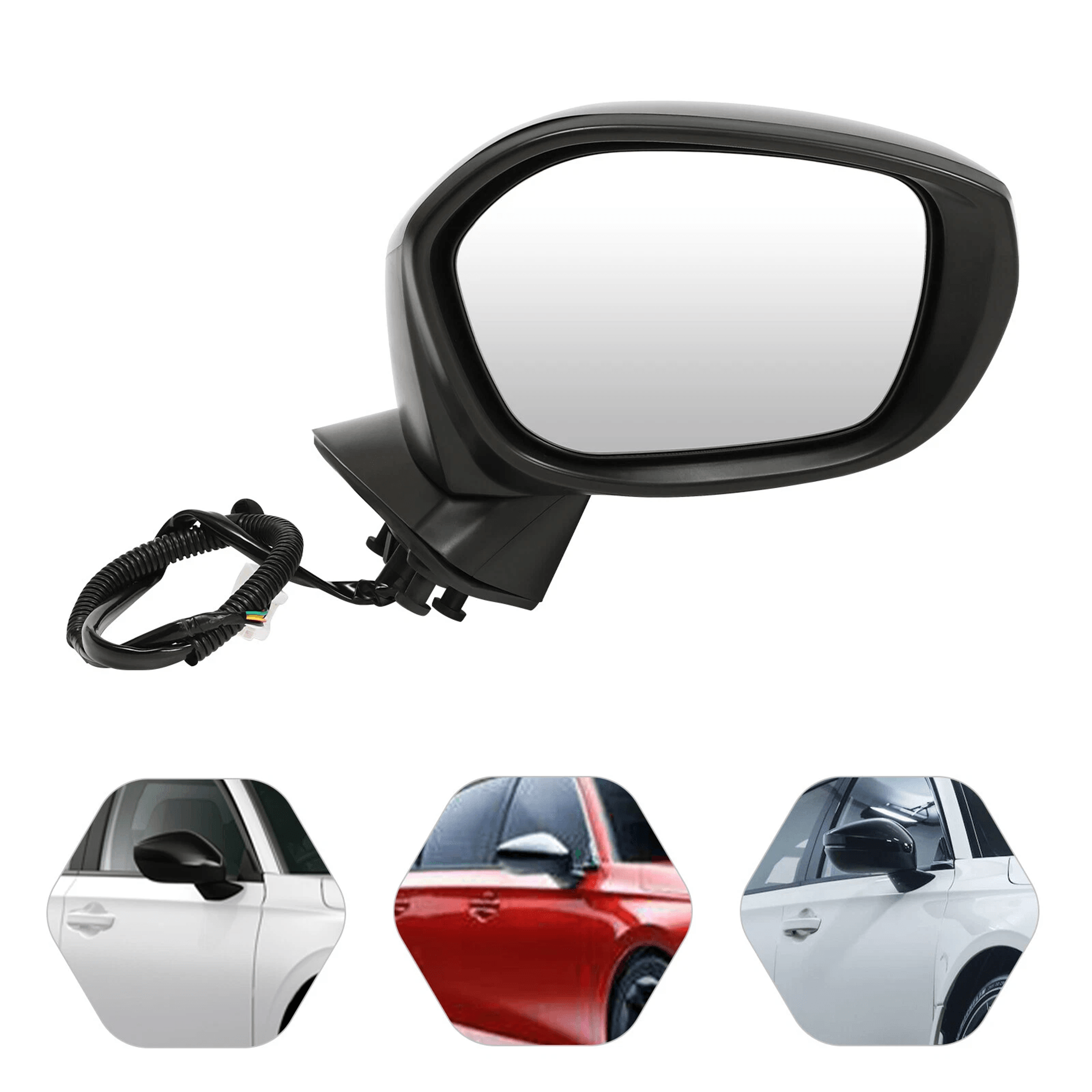 Honda Civic Passenger Side Mirror Heated Blind Spot Right Assembly 1