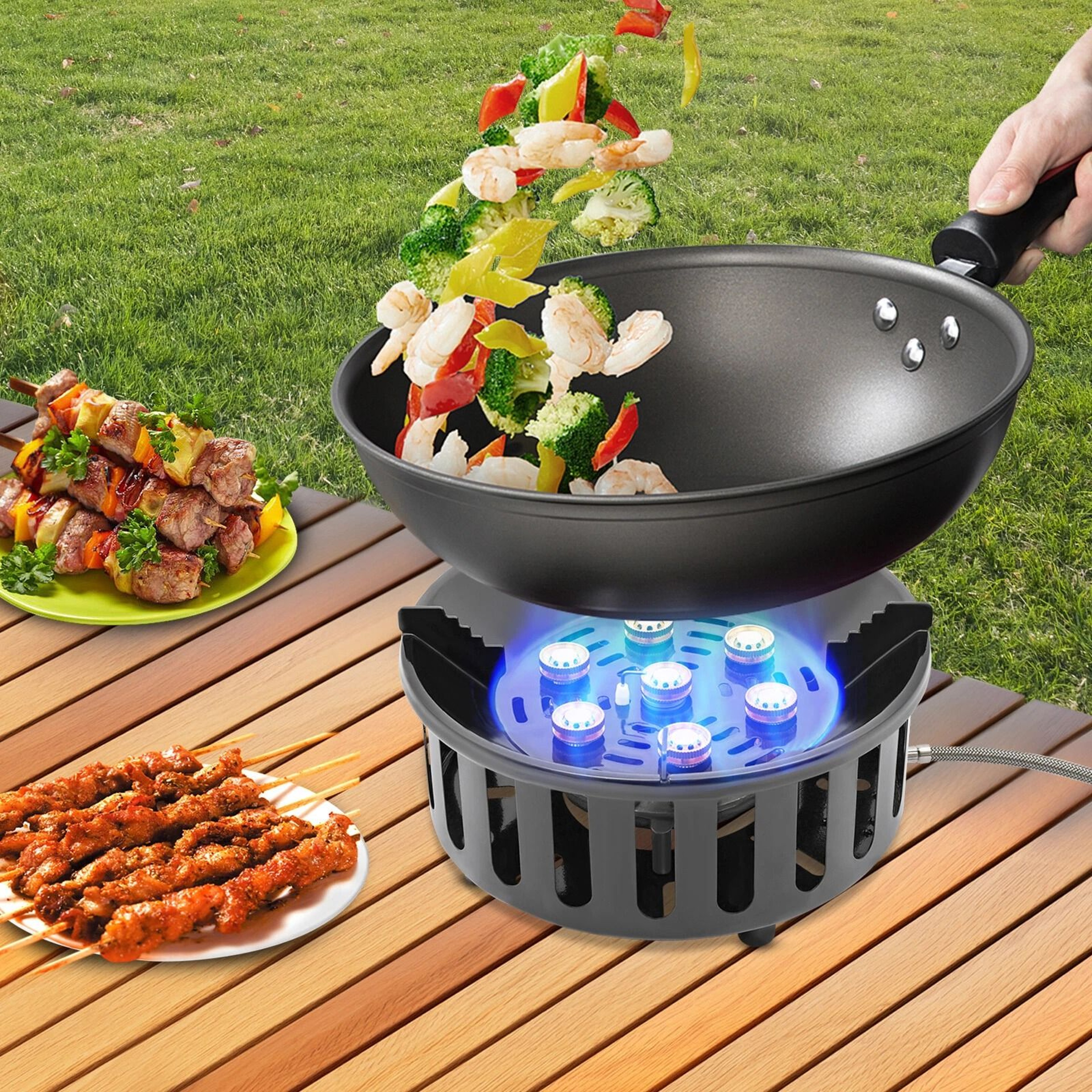 High Output Single Burner Propane Stove For Camping And Outdoor Cooking 0