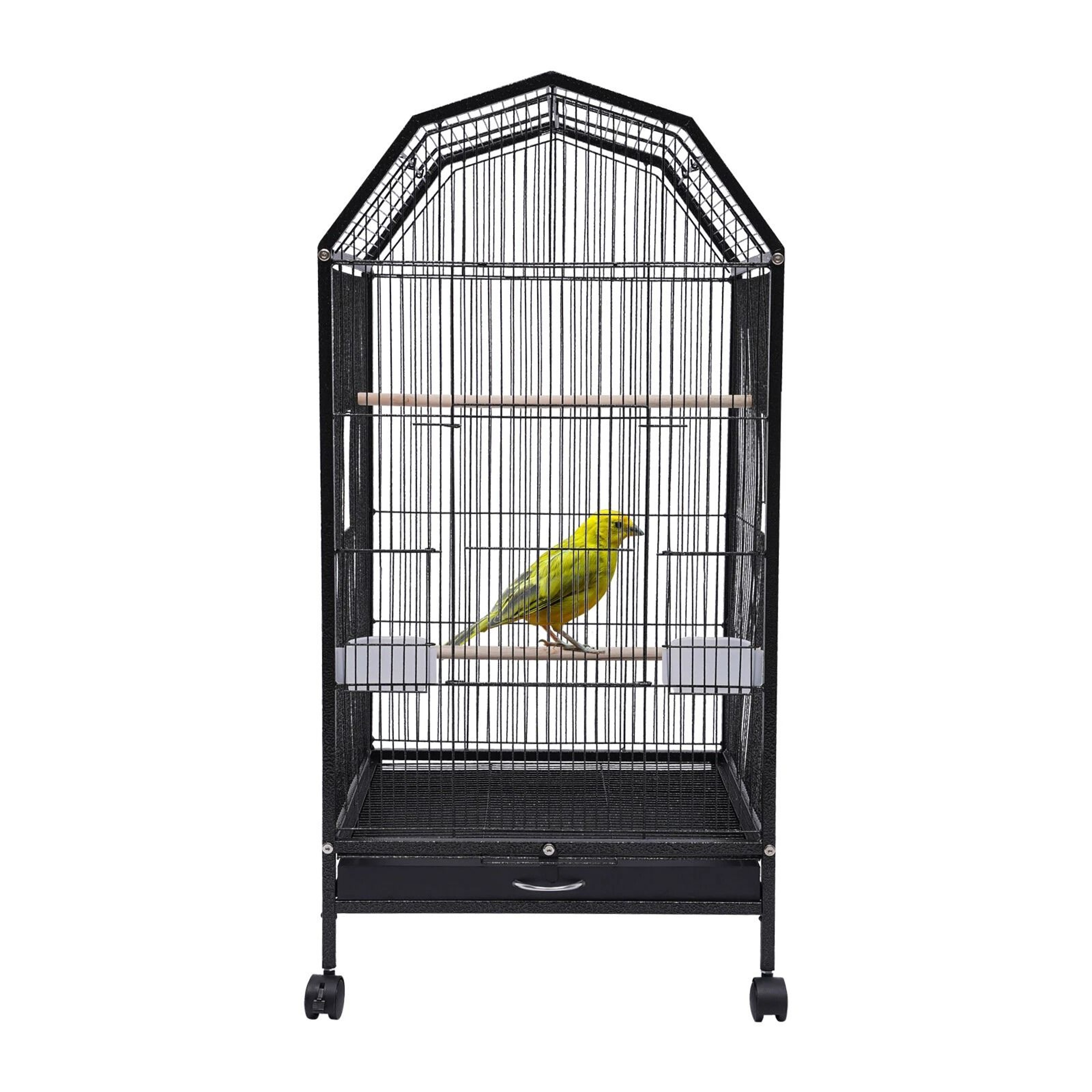 Large Bird Cage With Stand For Cockatiels Parakeets Finches 11