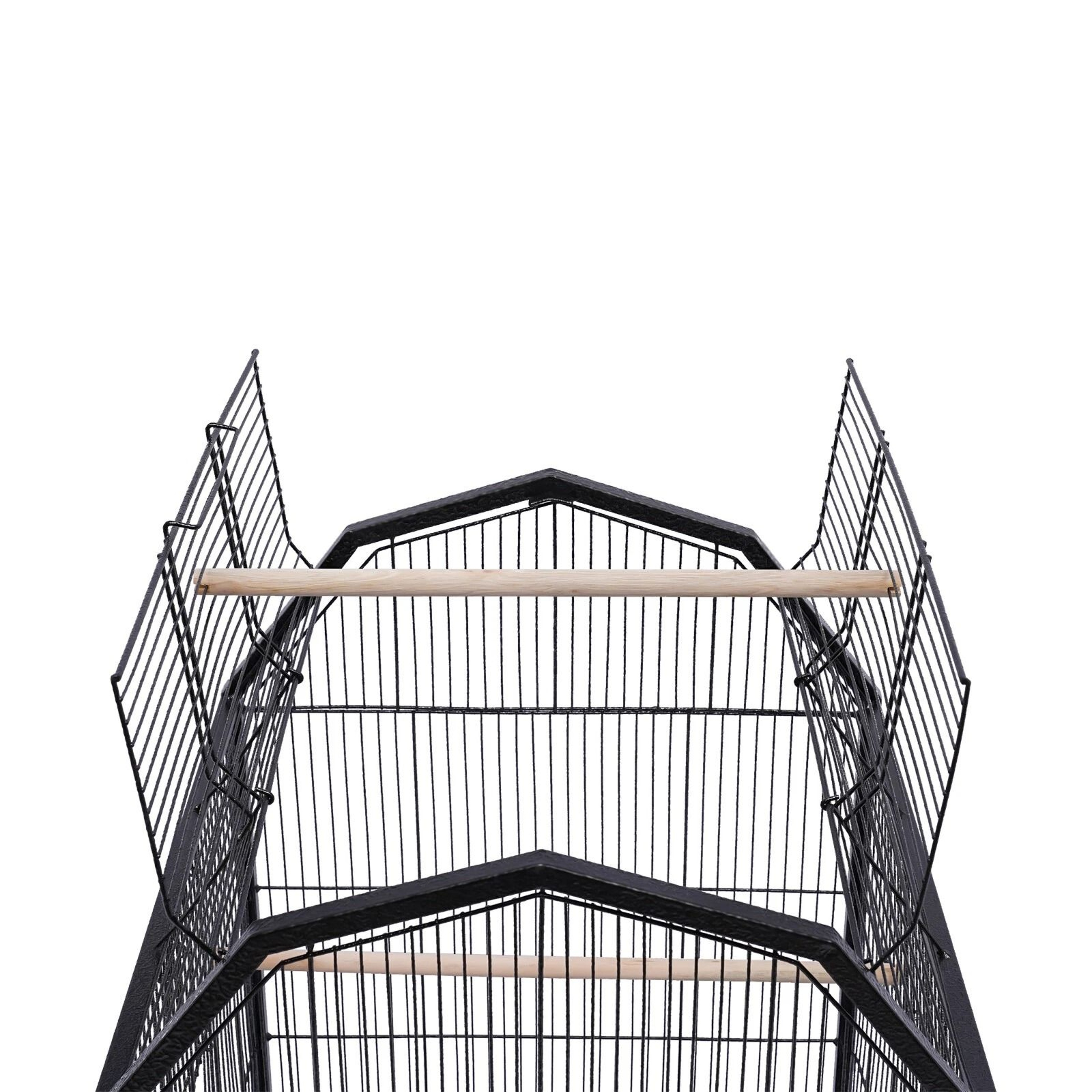 Large Bird Cage With Stand For Cockatiels Parakeets Finches 12