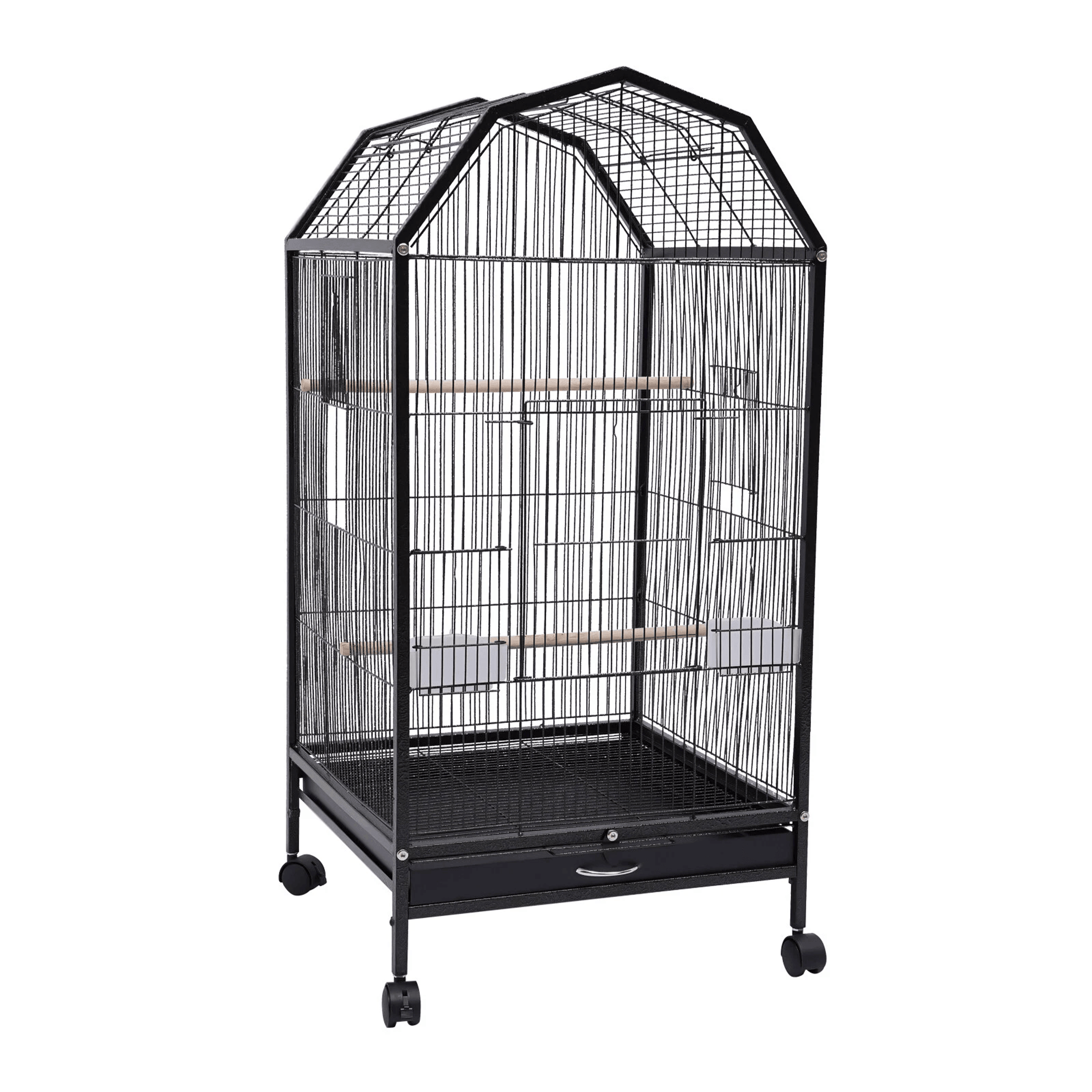 Large Bird Cage With Stand For Cockatiels Parakeets Finches 6