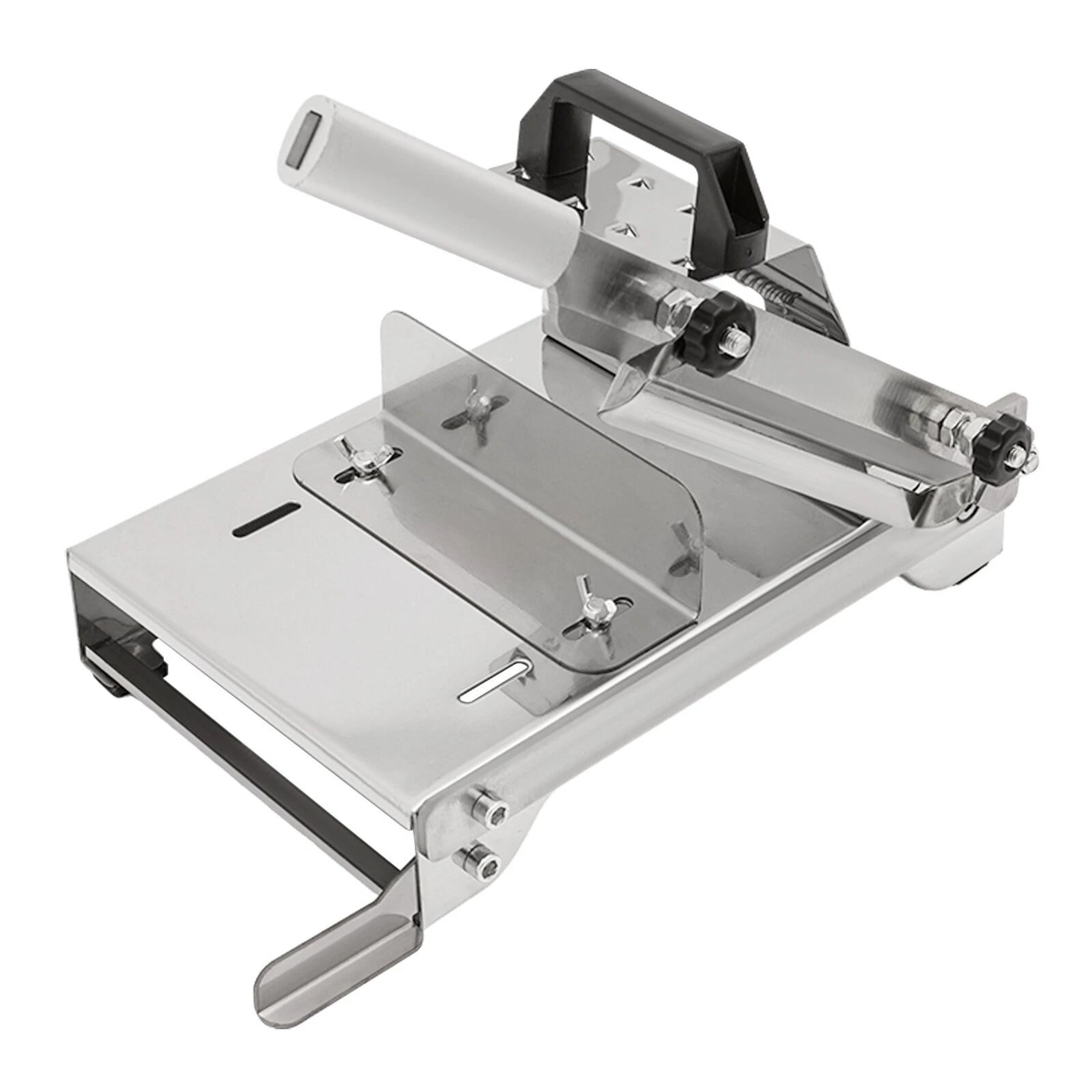 Manual Meat Slicer For Frozen Meat And Bones Stainless Steel Adjustable Cutter 8