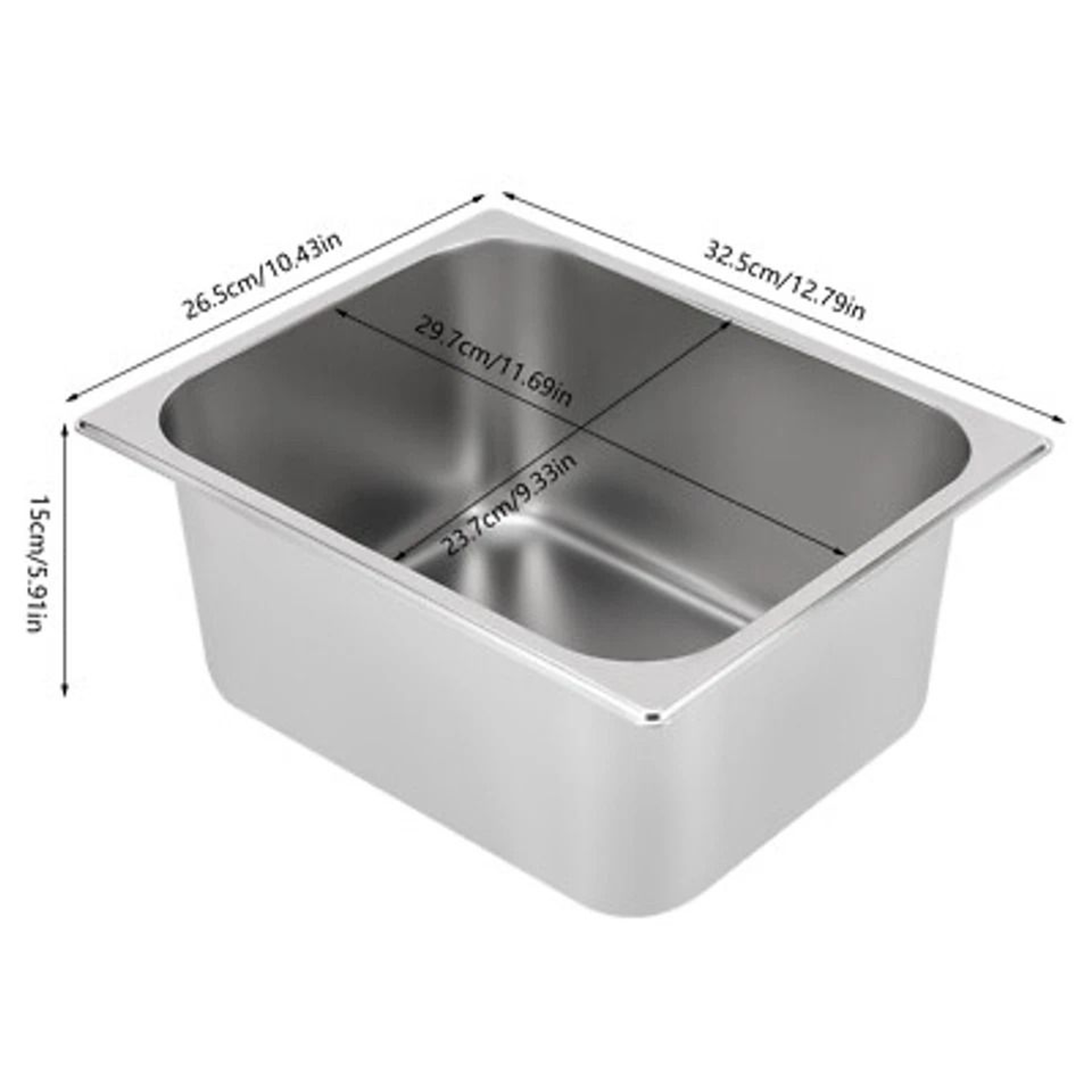 Stainless Steel Perforated Steam Table Hotel Pans 7
