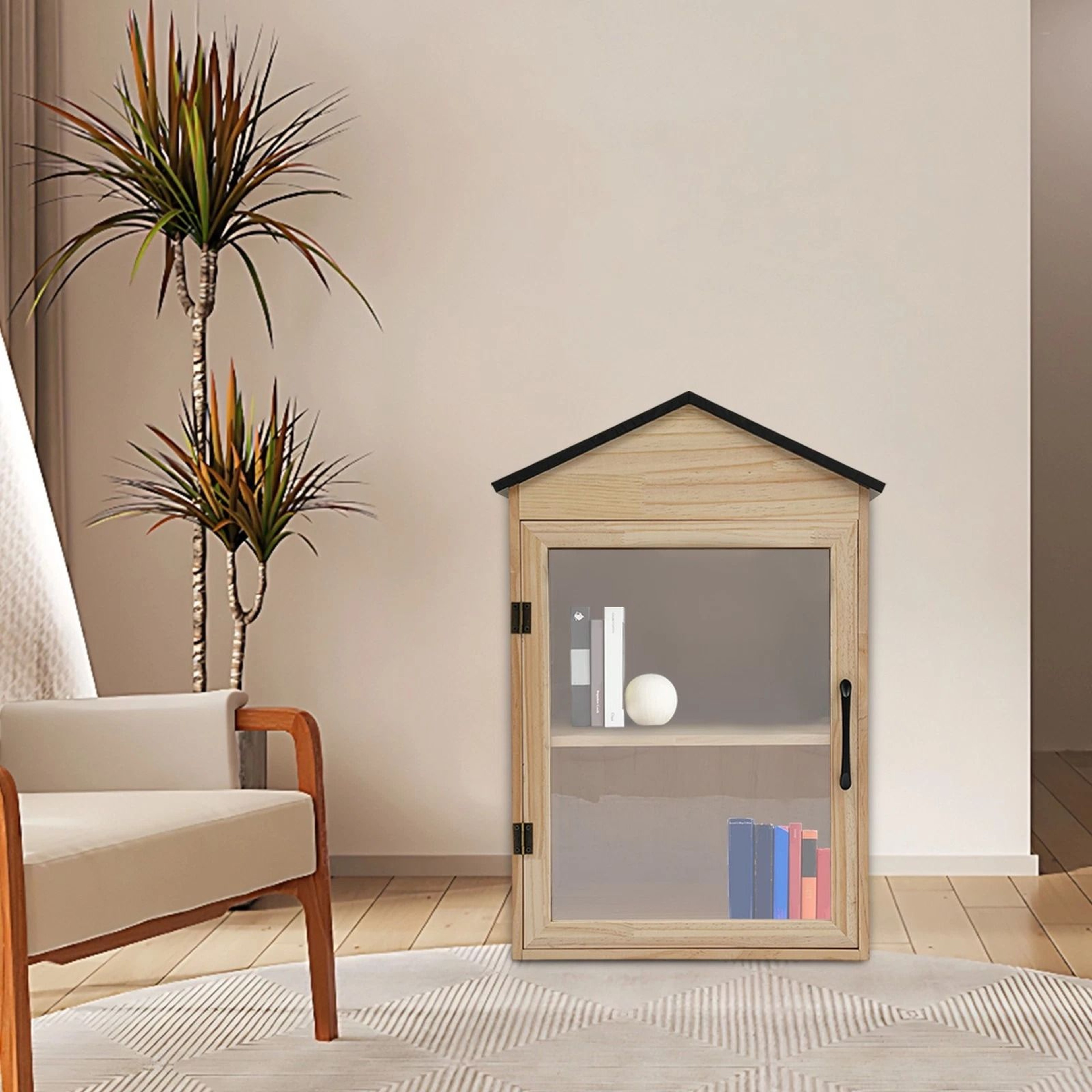 Outdoor Library Box Wooden Book Exchange Cabinet For Neighborhood Sharing 3