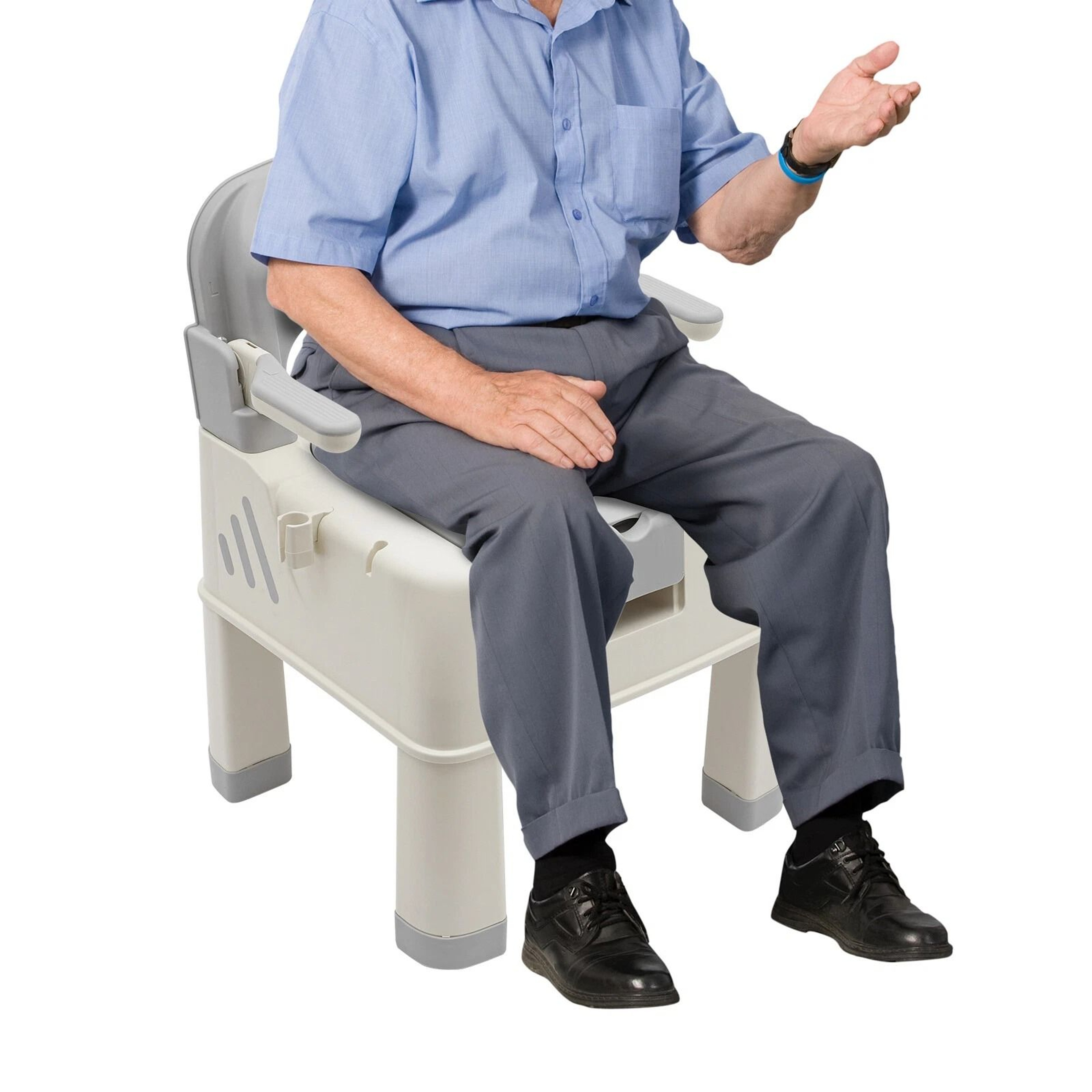 Modern Shower Chair Commode Bathroom Safety Seat 7