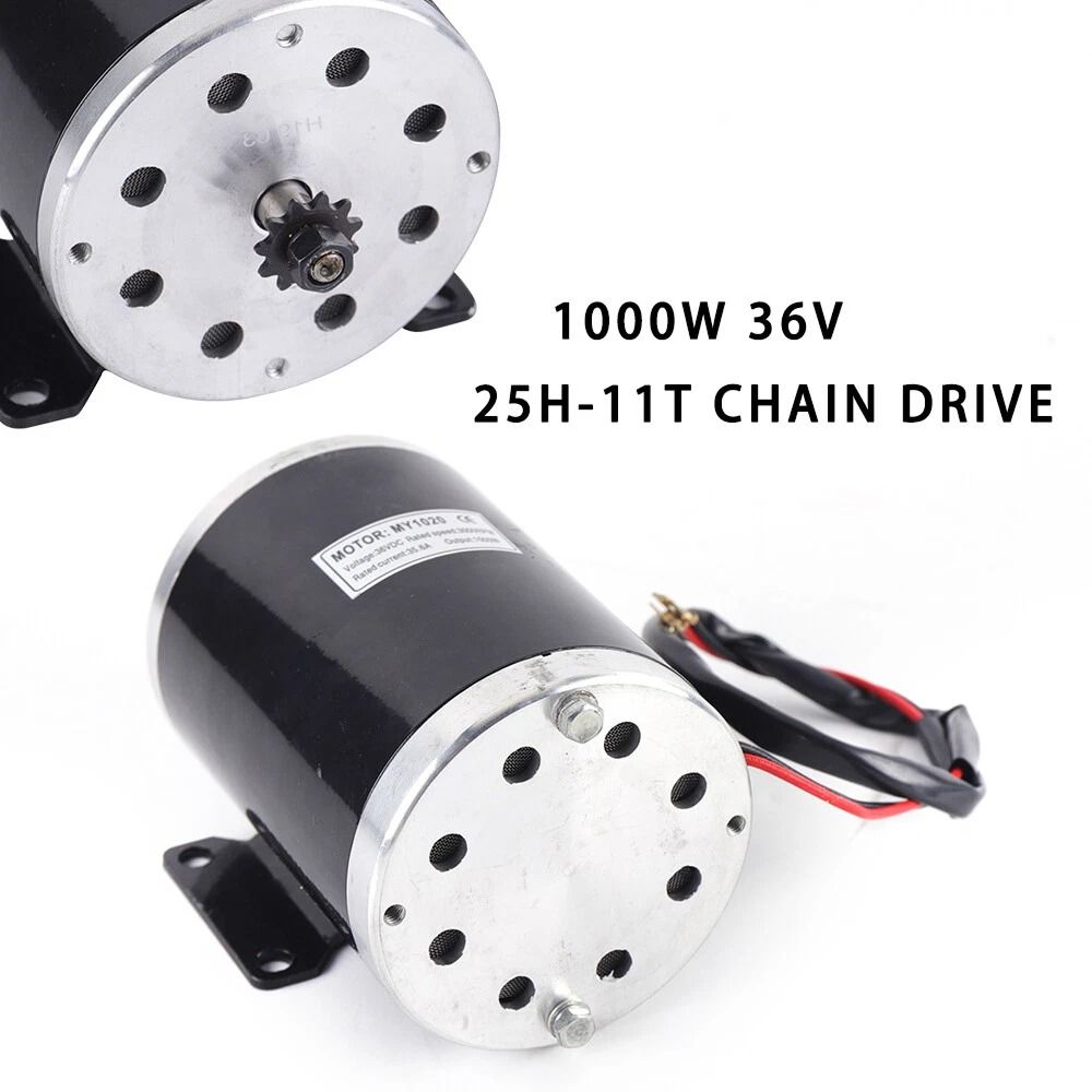 Brushed DC Motor For Go Kart E Bike Scooter RPM 11