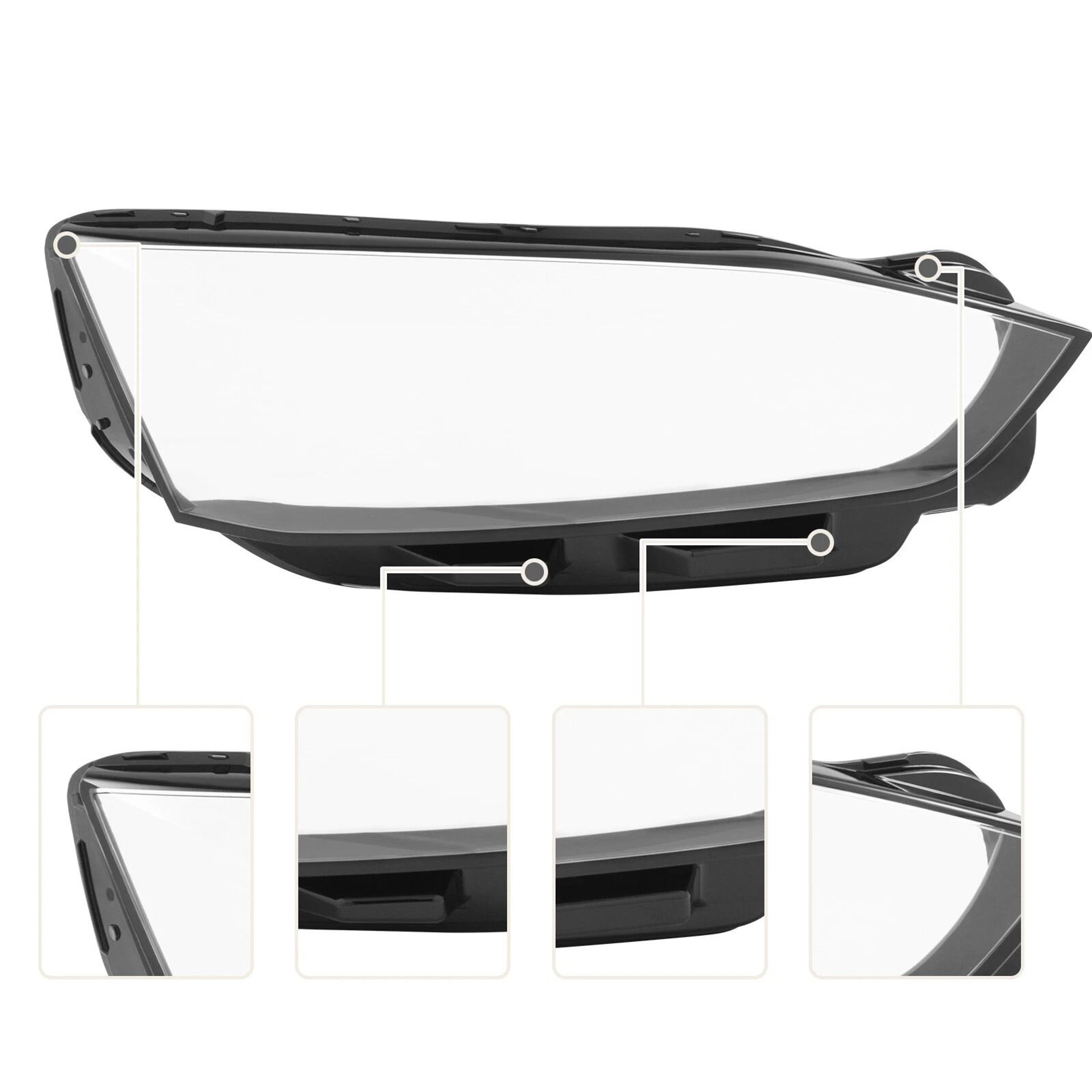 Right Headlight Lens Cover For Audi A5 S5 RS5 5