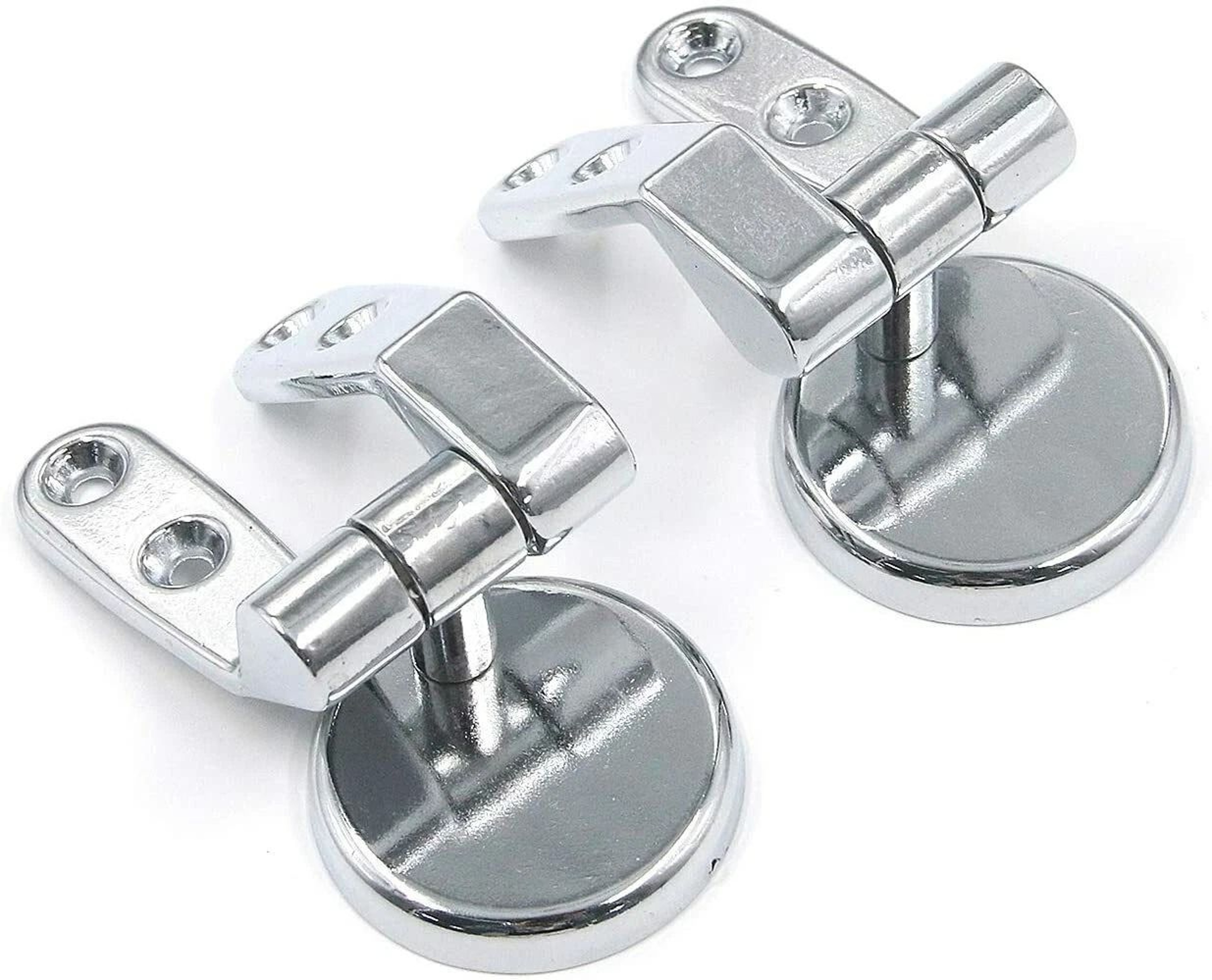 Durable Toilet Seat Hinge Replacement Pair With Zinc Alloy Fittings 1