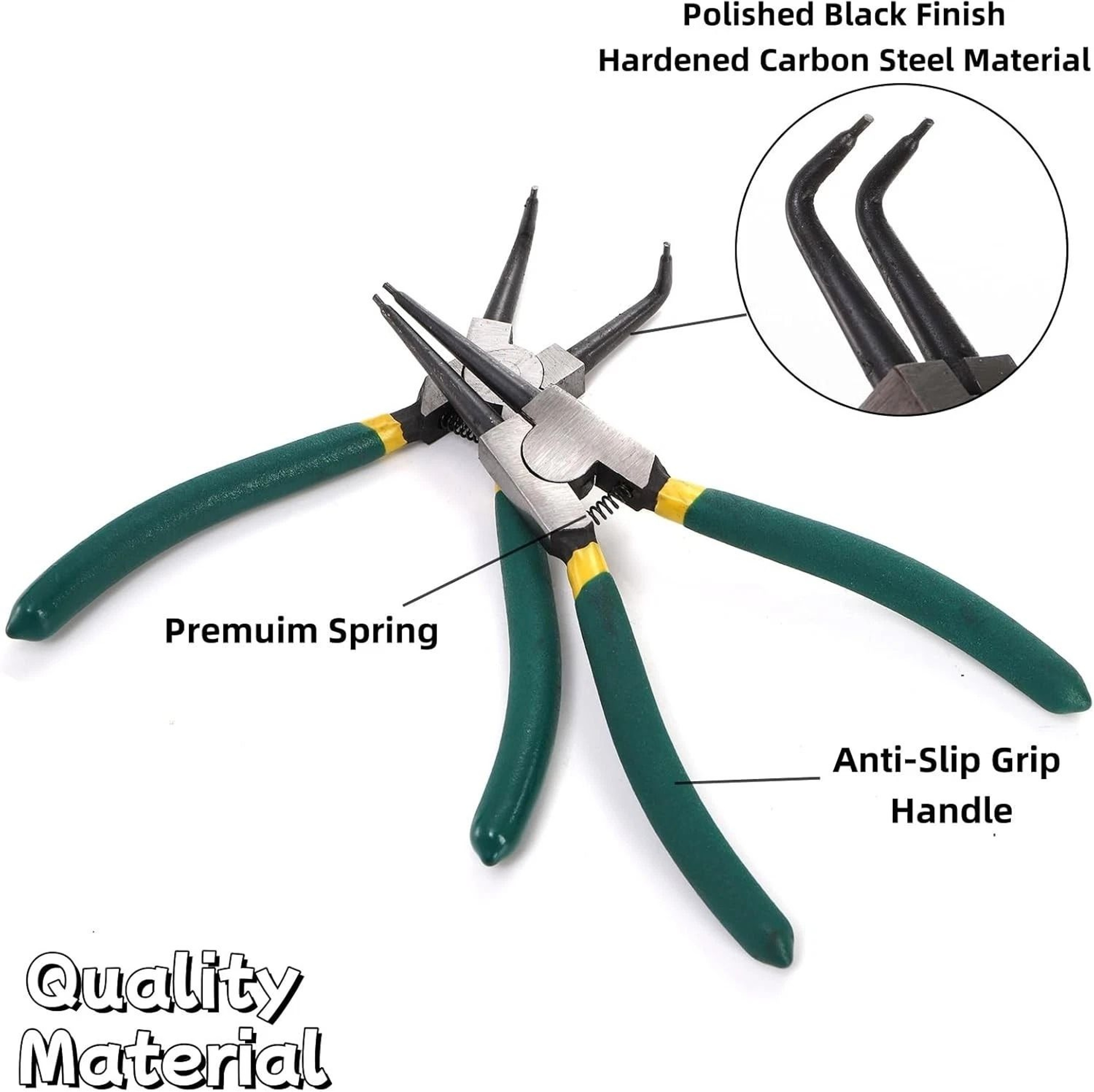 Snap Ring Pliers Set Internal External Circlip Pliers Kit 2